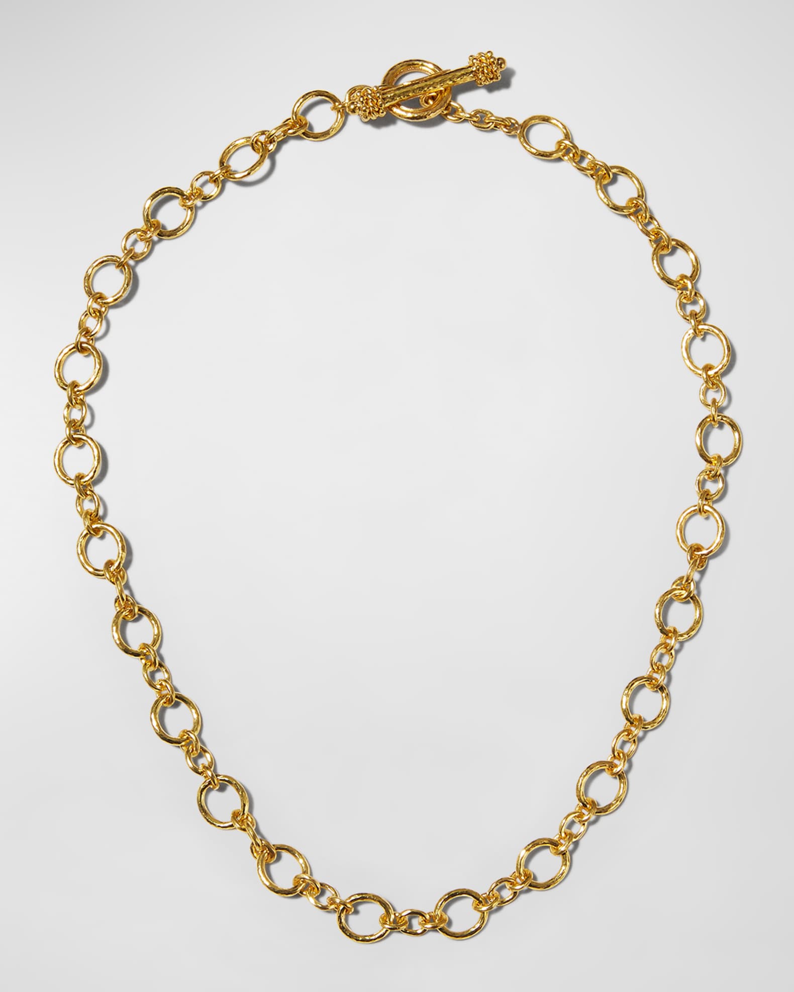 Riviera Gold 19K Link Necklace, 17"L 0