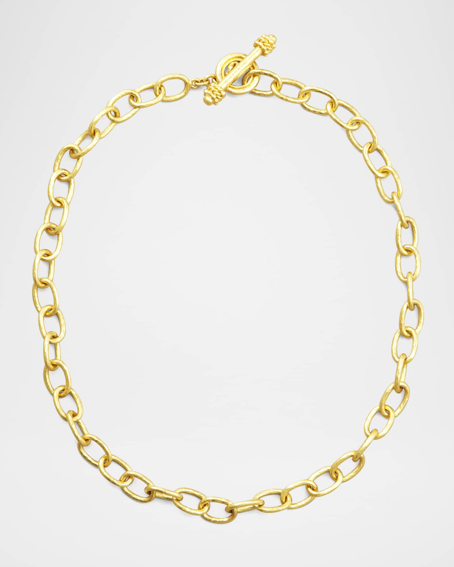 Volterra 19K Gold Link Necklace, 17"L 0