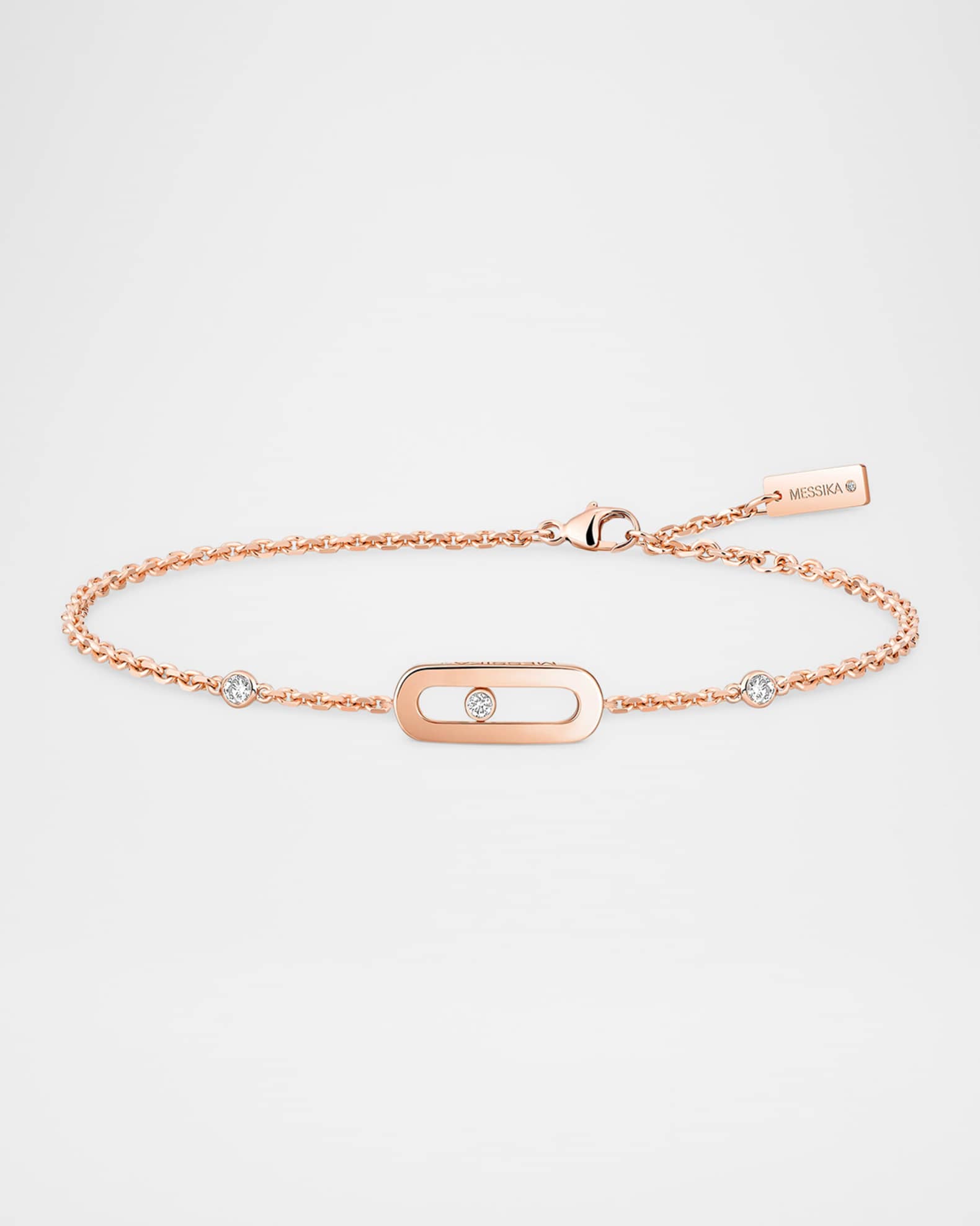 Messika Move Uno Bracelet in 18K Rose Gold | Neiman Marcus
