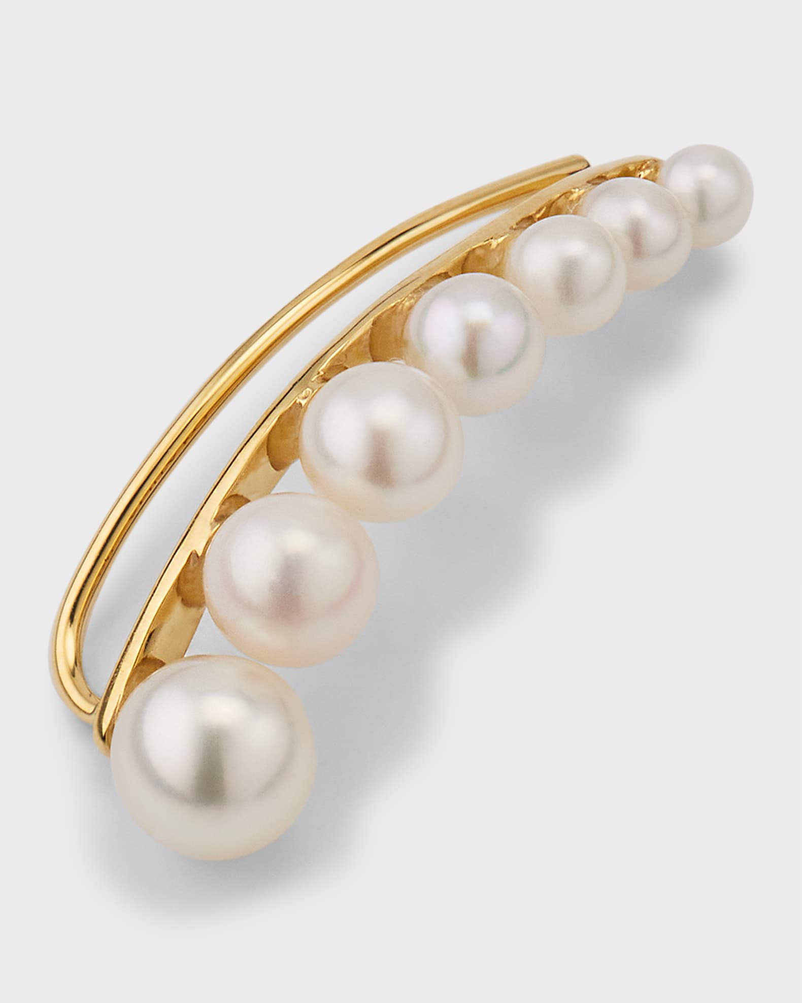 Float Bead Earring in Pearl main image 1