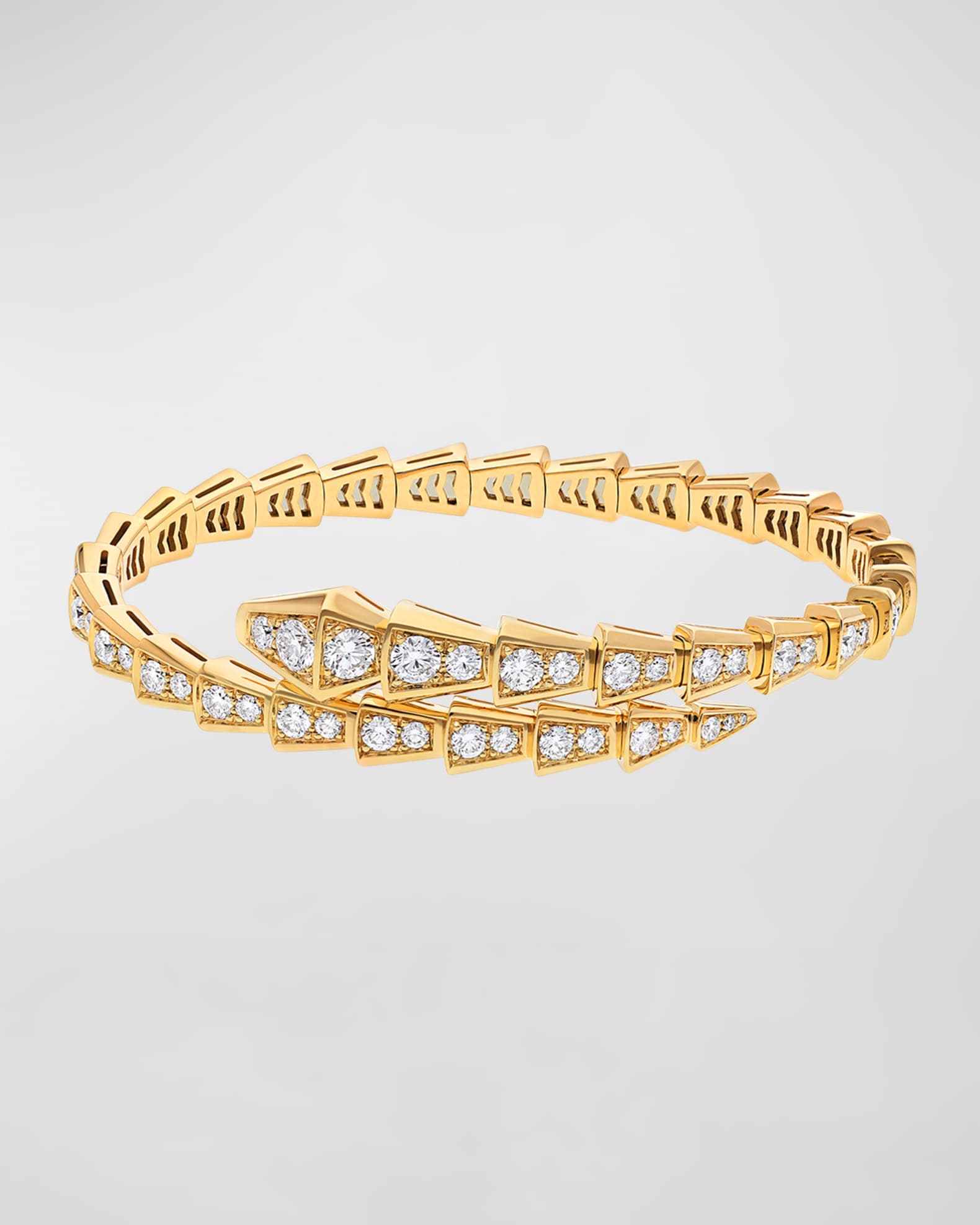 Serpenti 18K Yellow Gold Diamond Bracelet 1