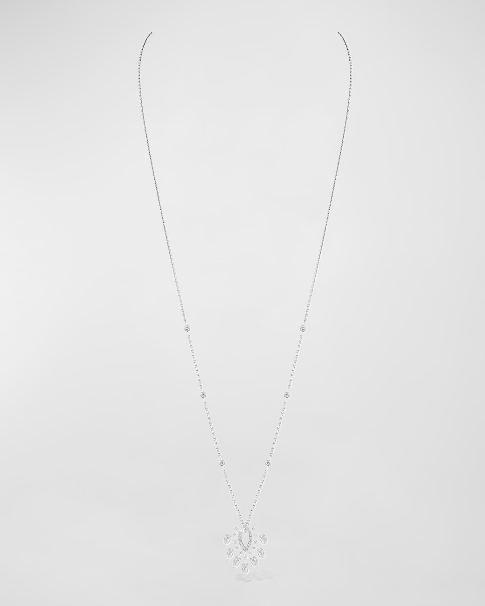 Messika Desert Bloom 18K White Gold Necklace