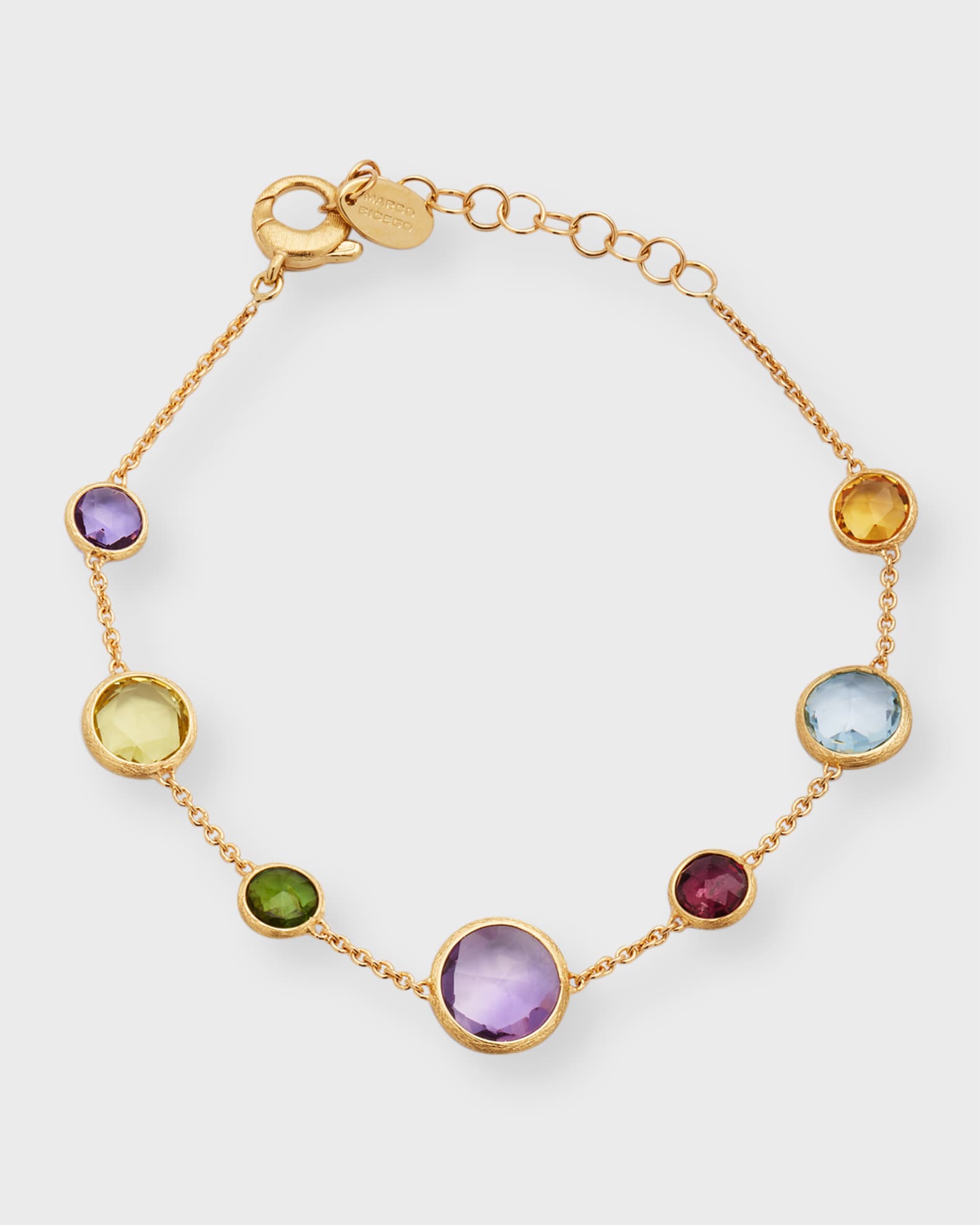 Jaipur Color Single Strand Bracelet with Mixed Stones 0