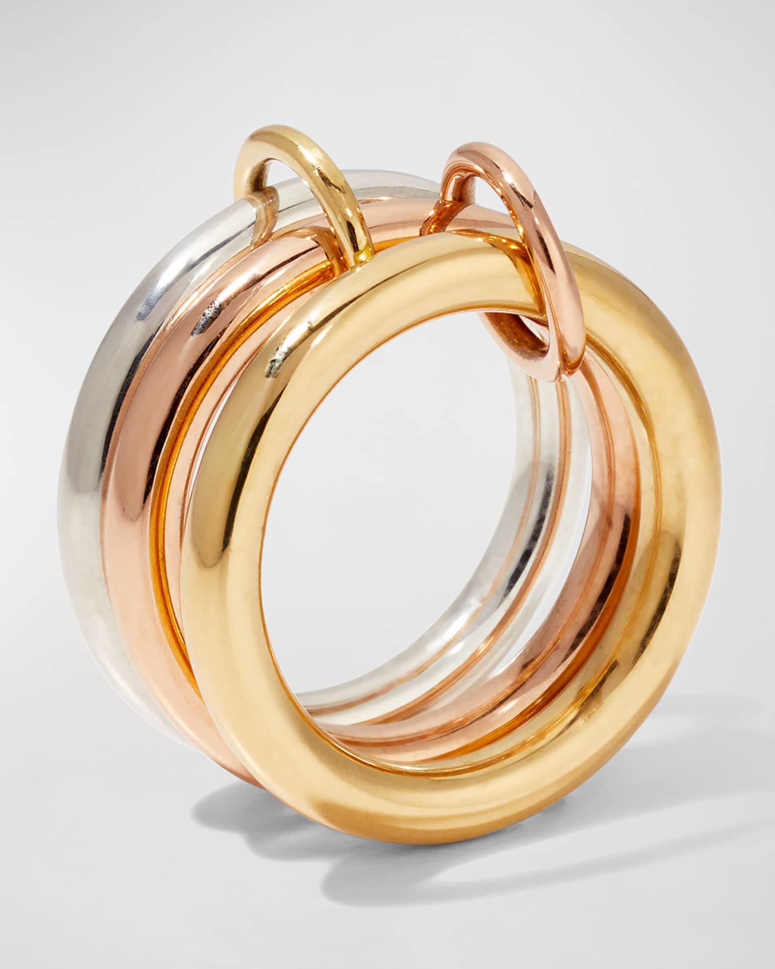 Spinelli Kilcollin Men's Mercury MX 3-Link Ring in Sterling