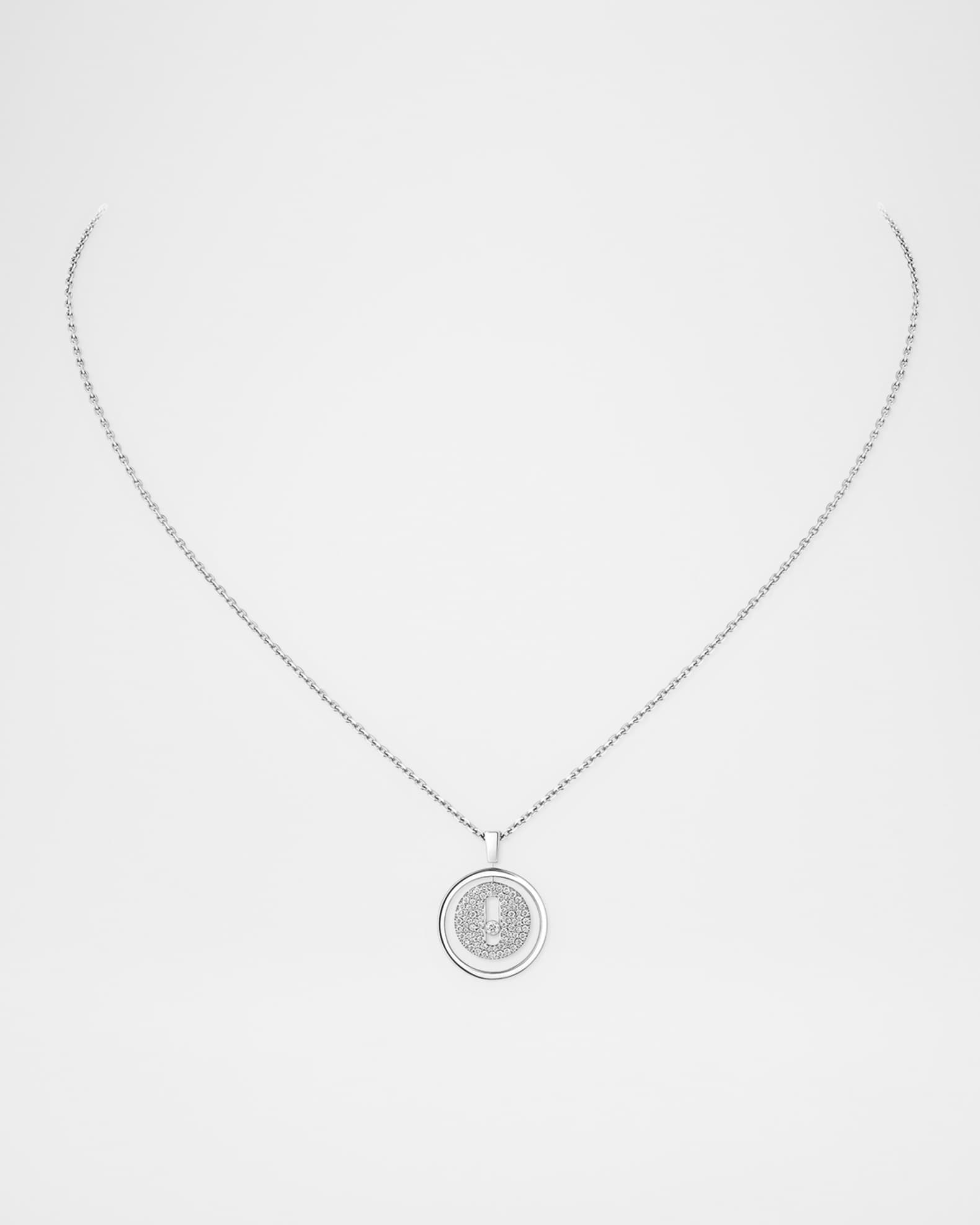 Messika Lucky Move 18k White Gold Diamond Necklace