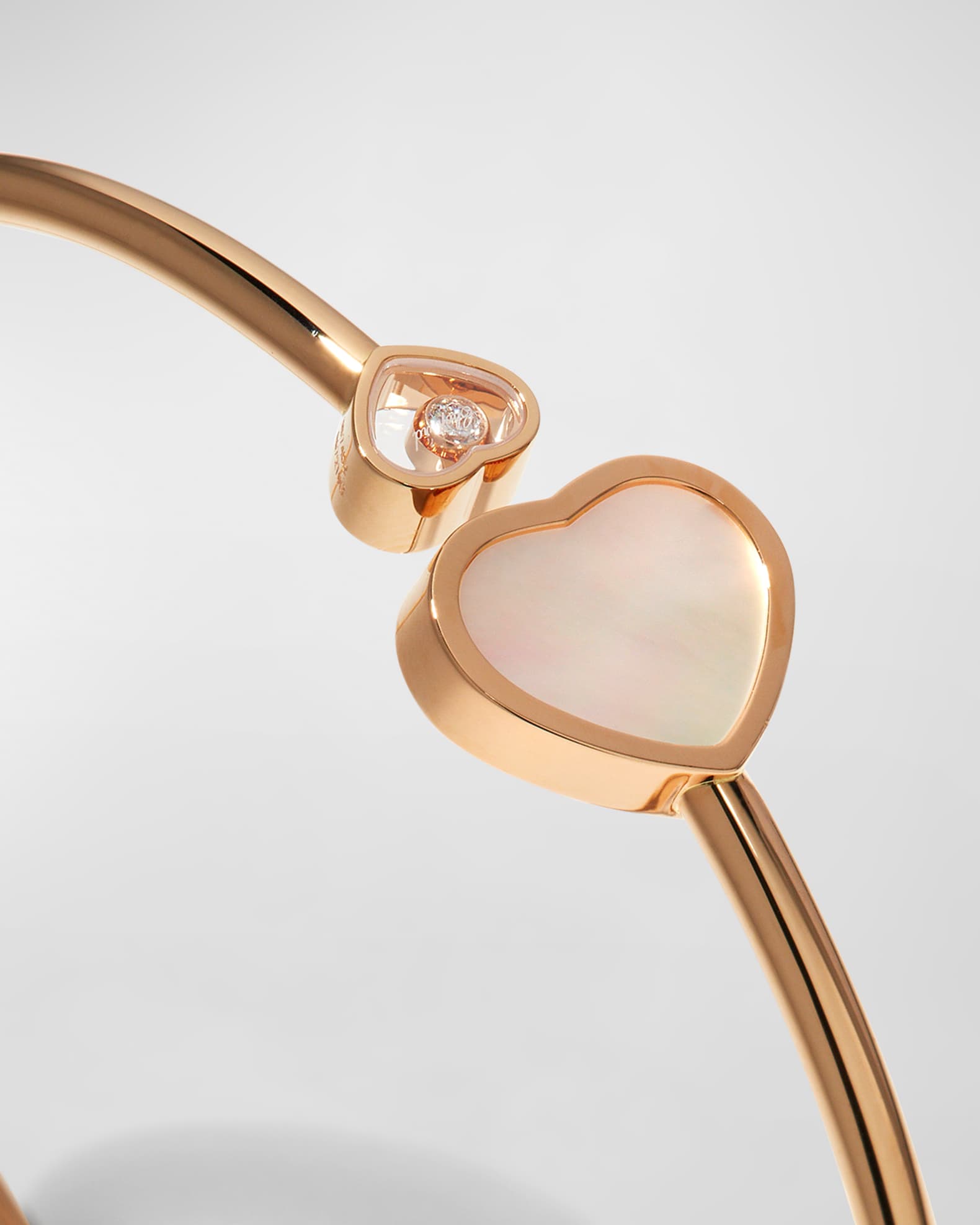 LOVE IN VERONA BANGLE WITH MOTHER OF PEARL AND DIAMONDS - Roberto Coin