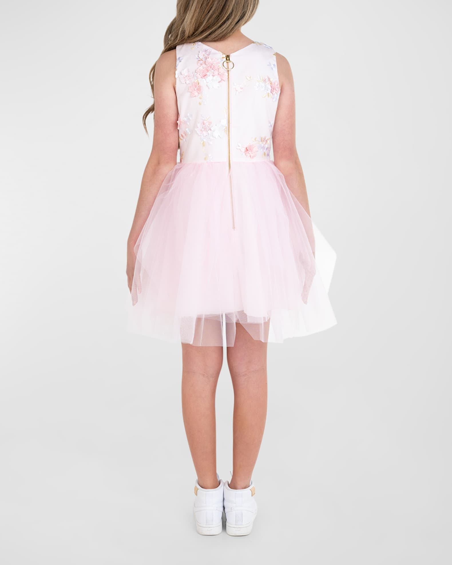 Girl's Sade 3D Floral Dress, Size 7-16 1