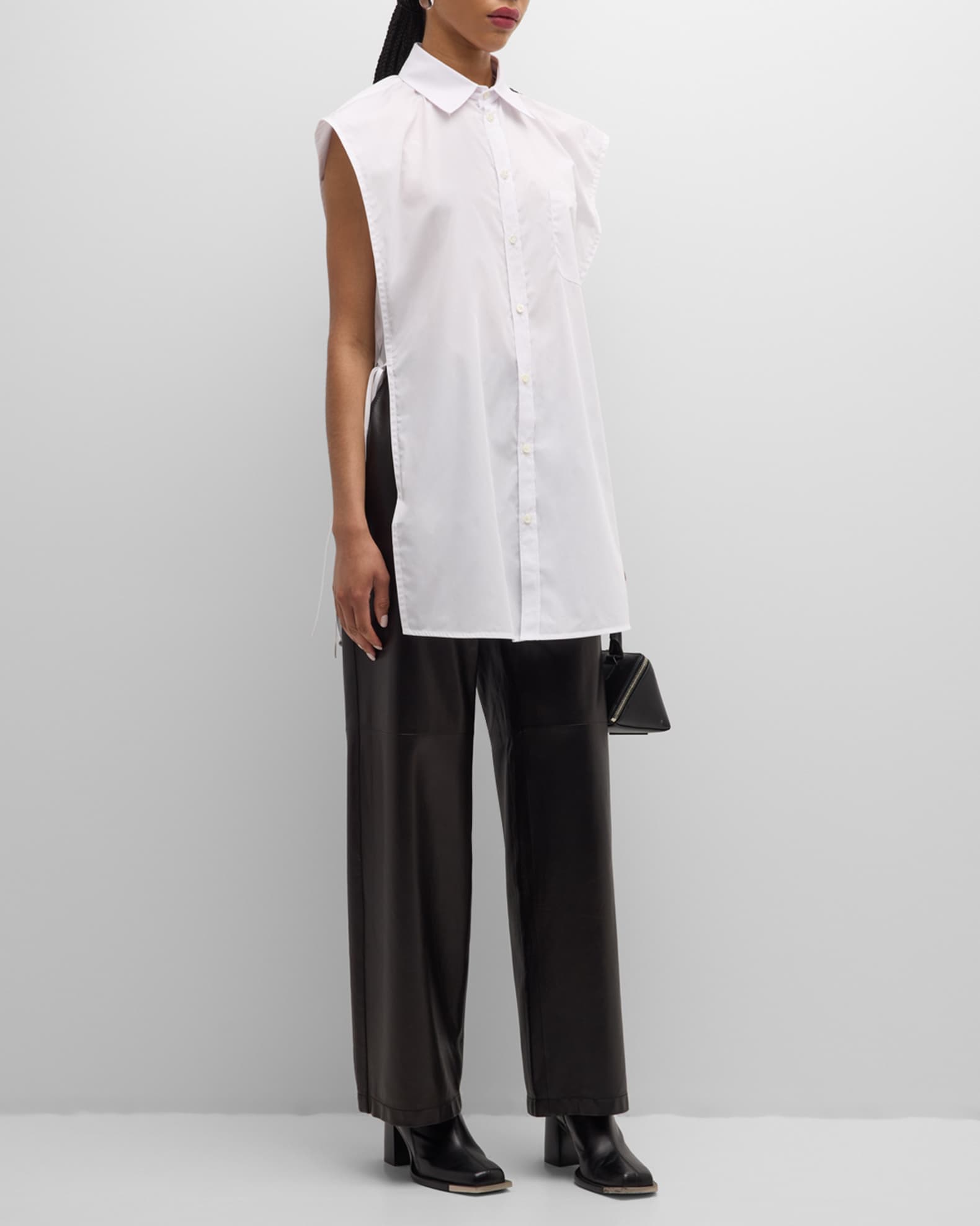 Peter Shirt Vest with Side Ties 1