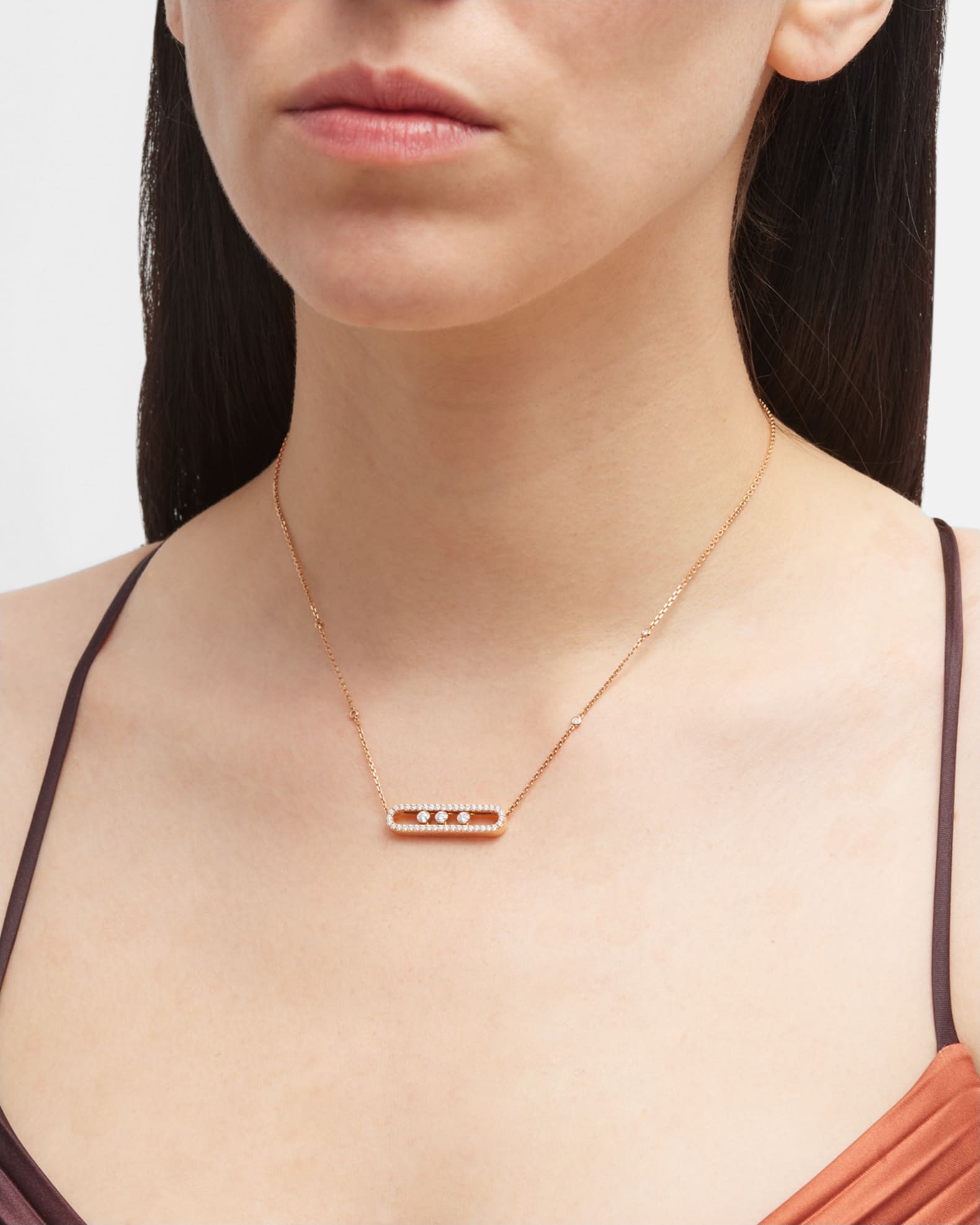 MOVE PAVE DIAMOND NECKLACE 1