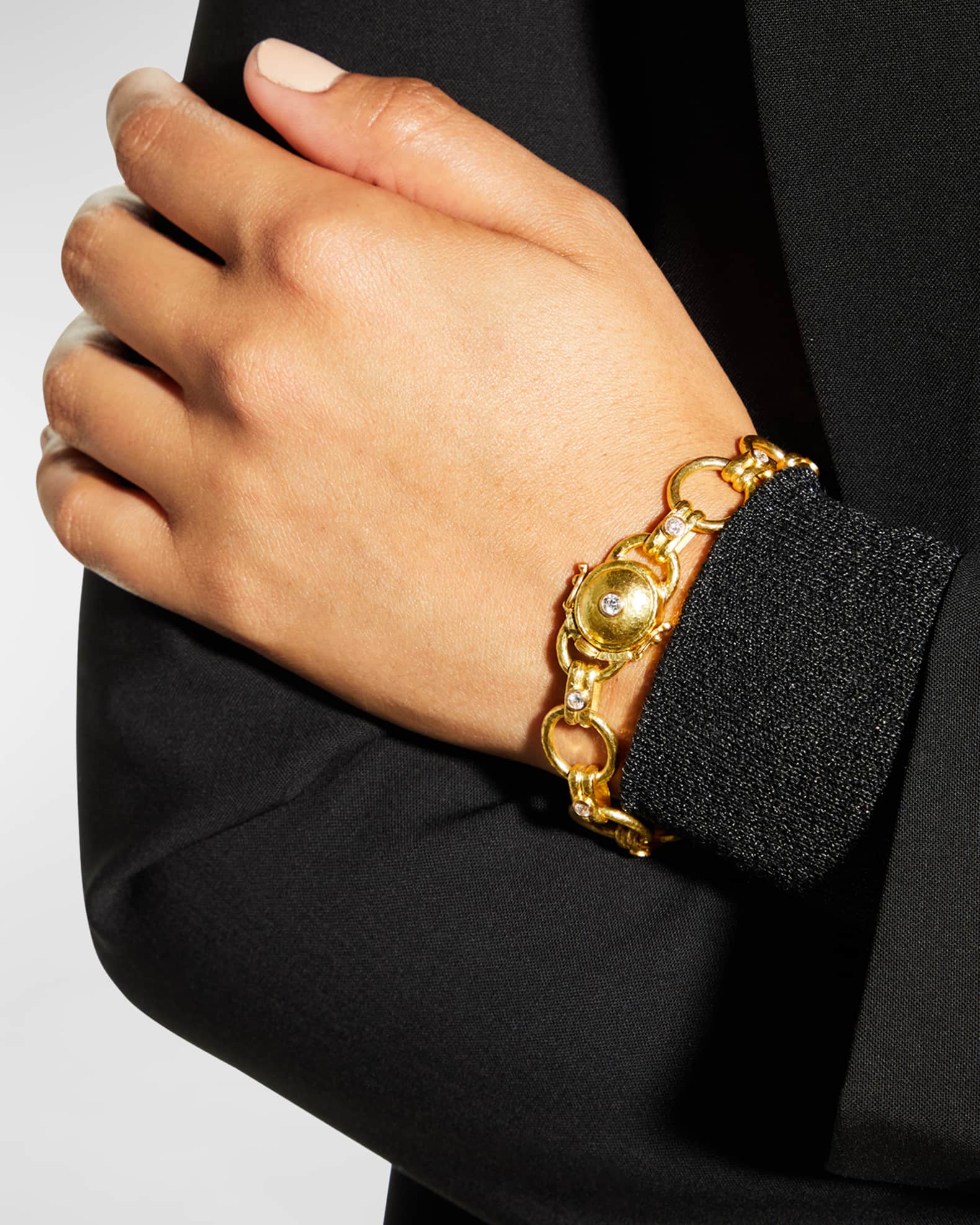 Rimini 19K Diamond Link Bracelet 1