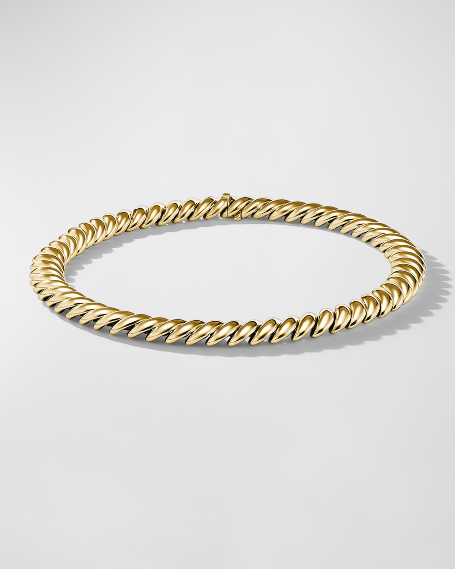 Sculpted Cable Necklace in 18K Gold, 14mm, 18"L 1