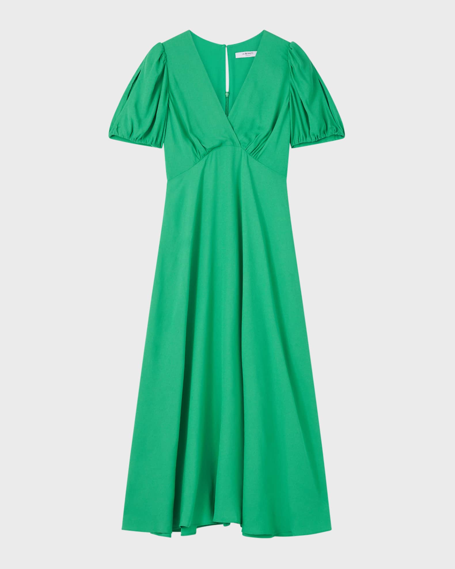 LK Bennett Hermia Split-Sleeve Empire Midi Dress