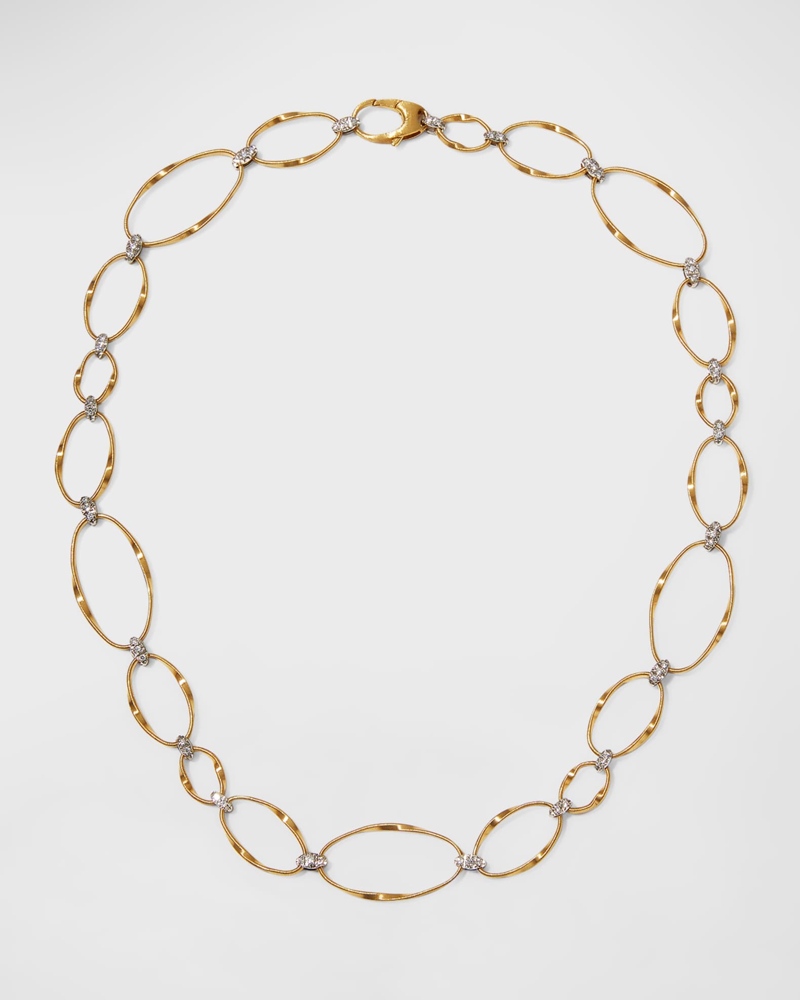 Marrakech Onde 18K Gold Diamond Collar Necklace 0