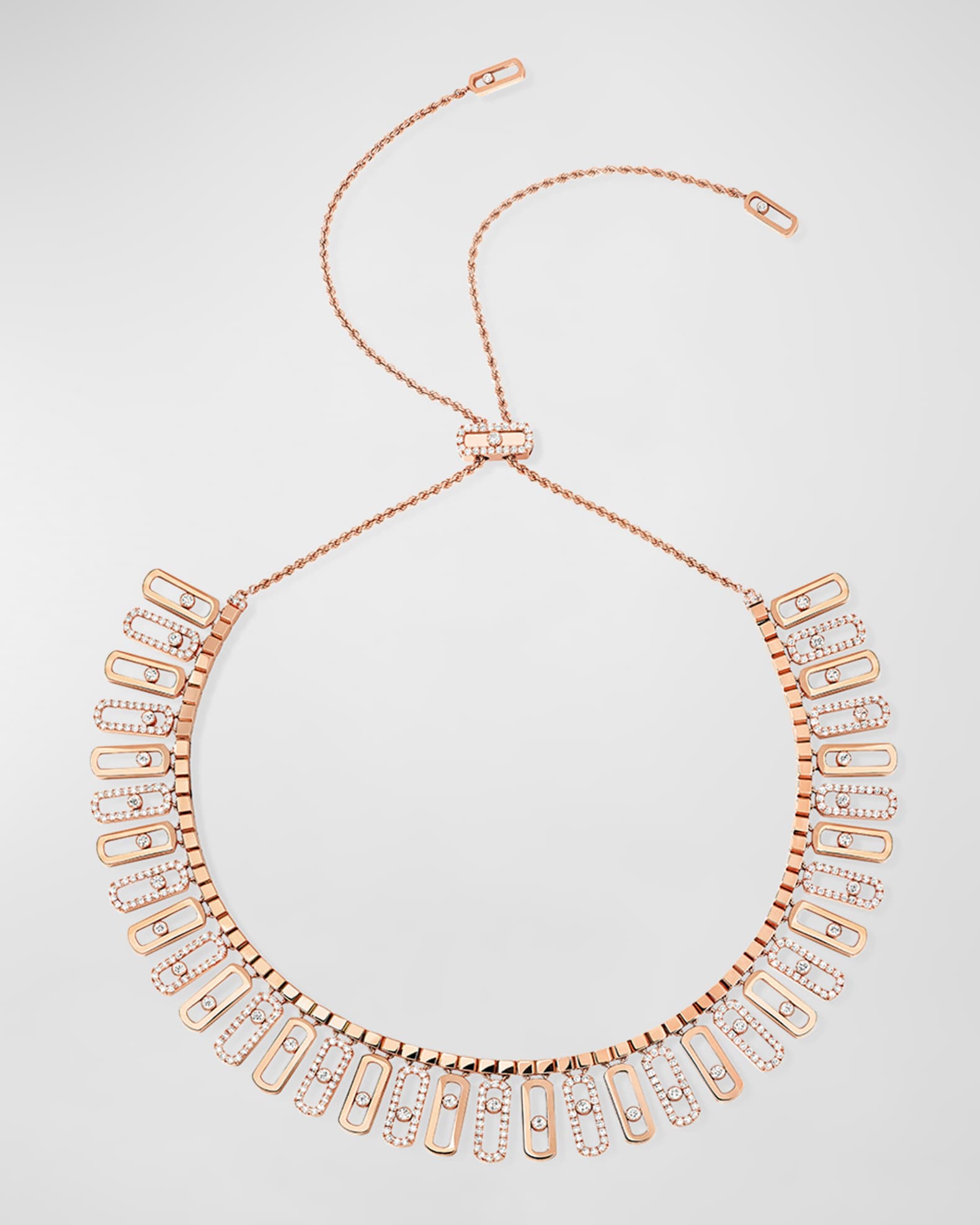 Messika Pink Gold Move Icon Necklace