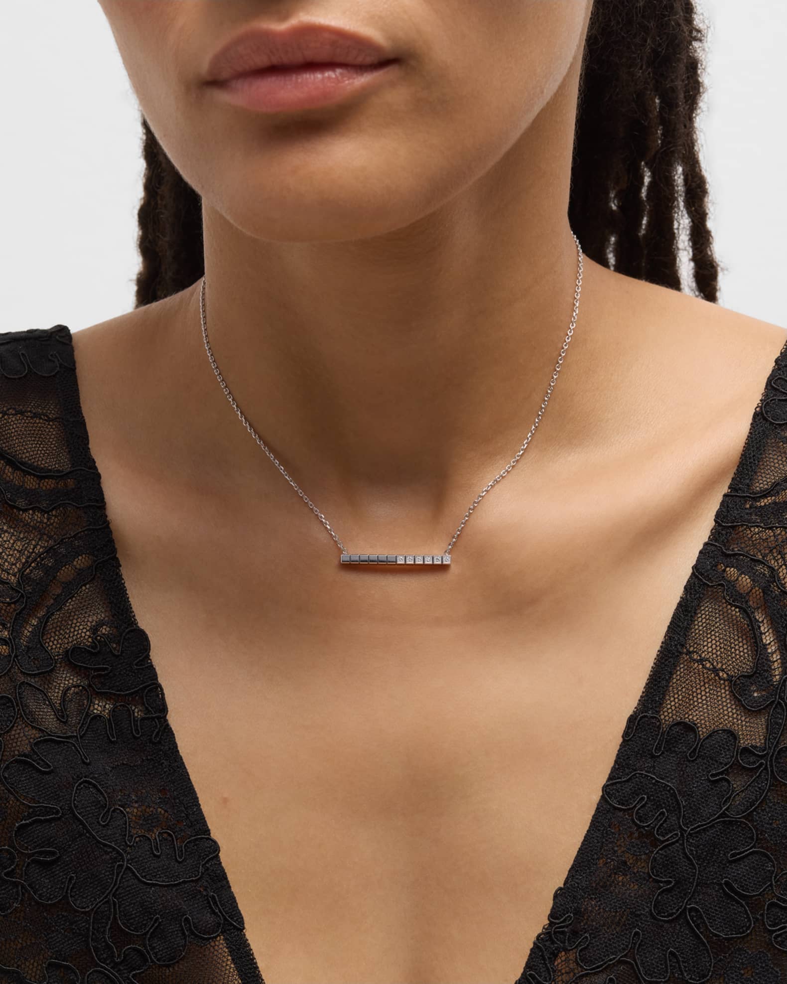 Chopard ice cube necklace outlet
