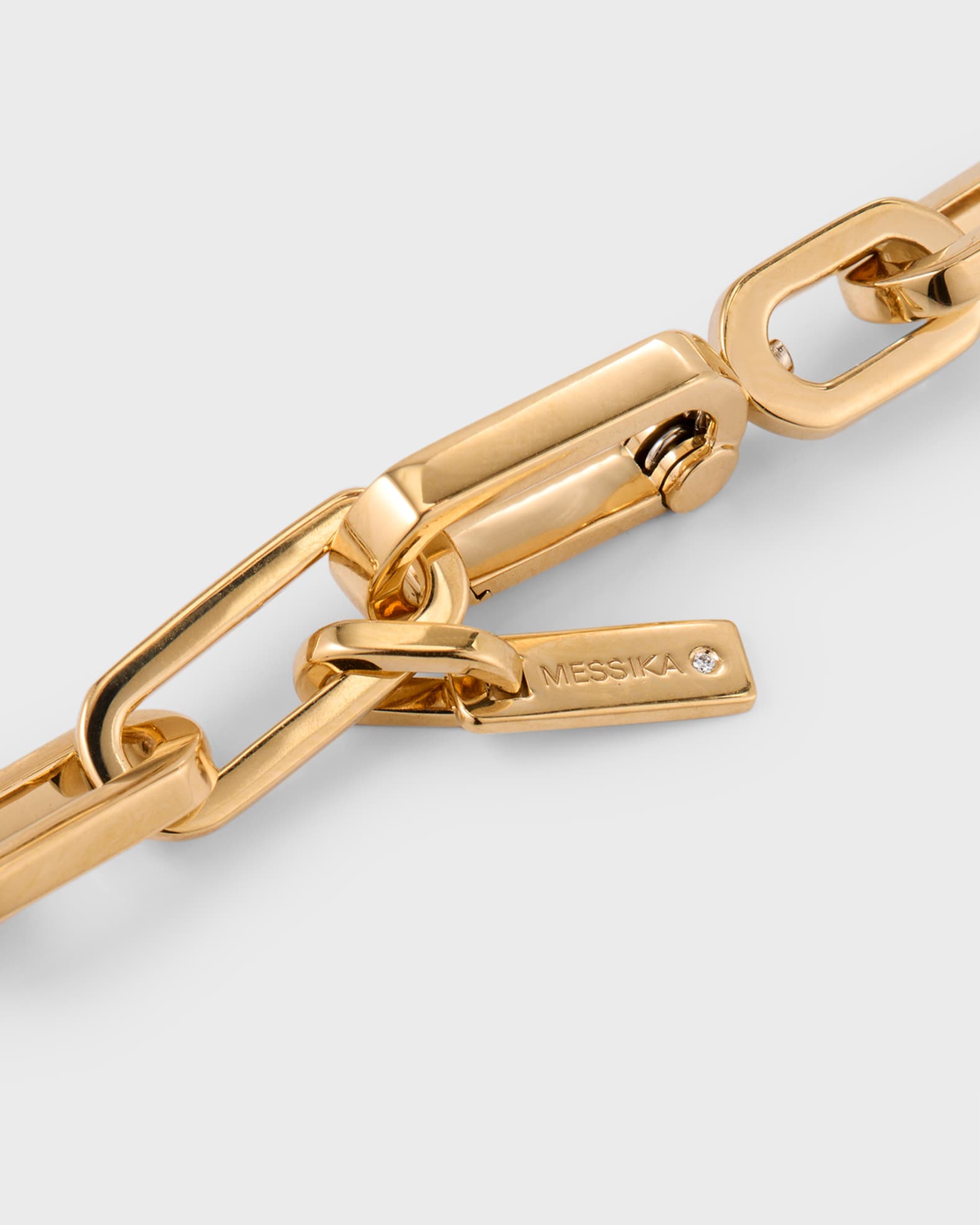 Messika MOVE LINK 18K YELLOW GOLD DIAMOND BRACELET Neiman Marcus