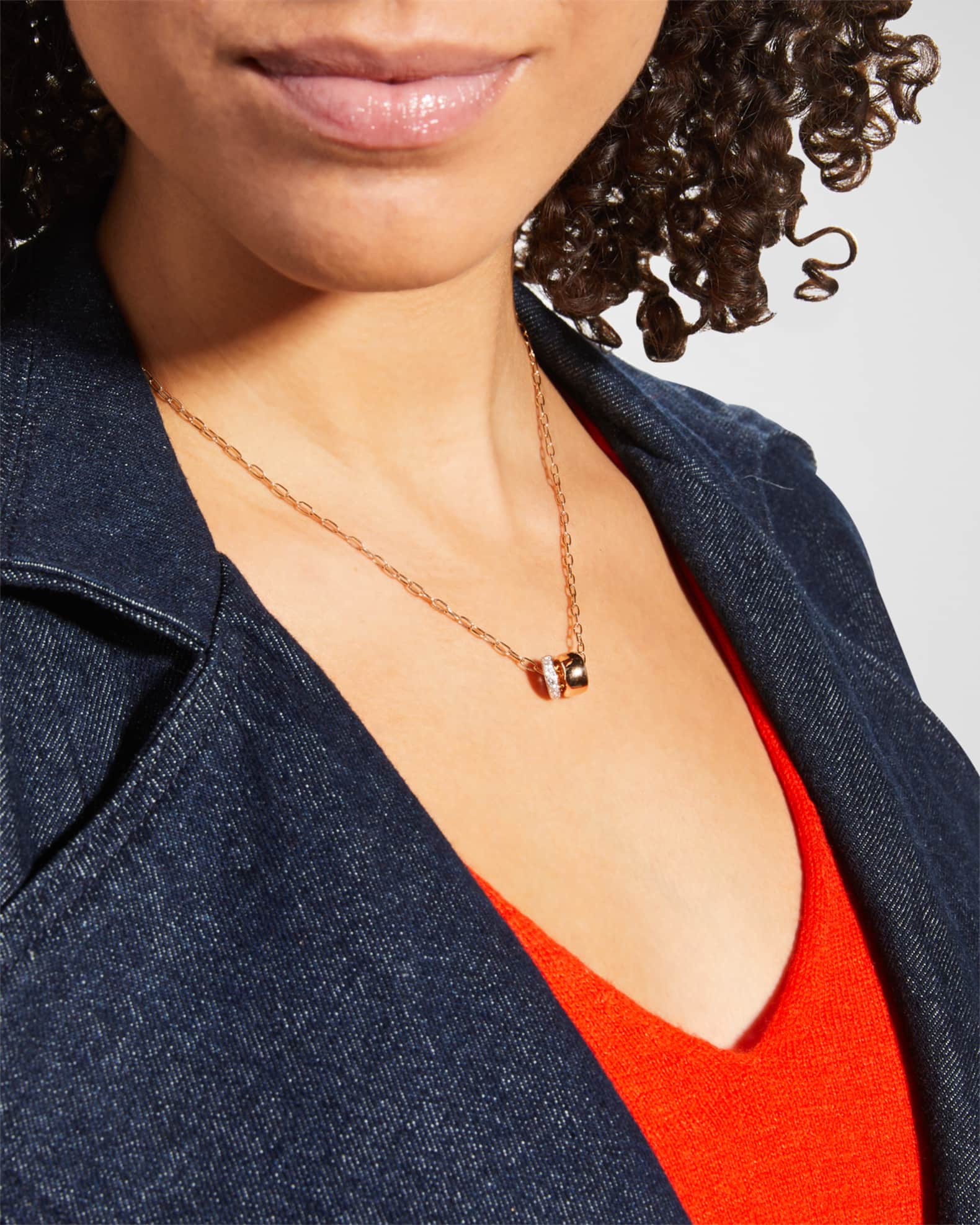 Pomellato Iconica 18K Rose Gold Pendant Necklace Neiman Marcus