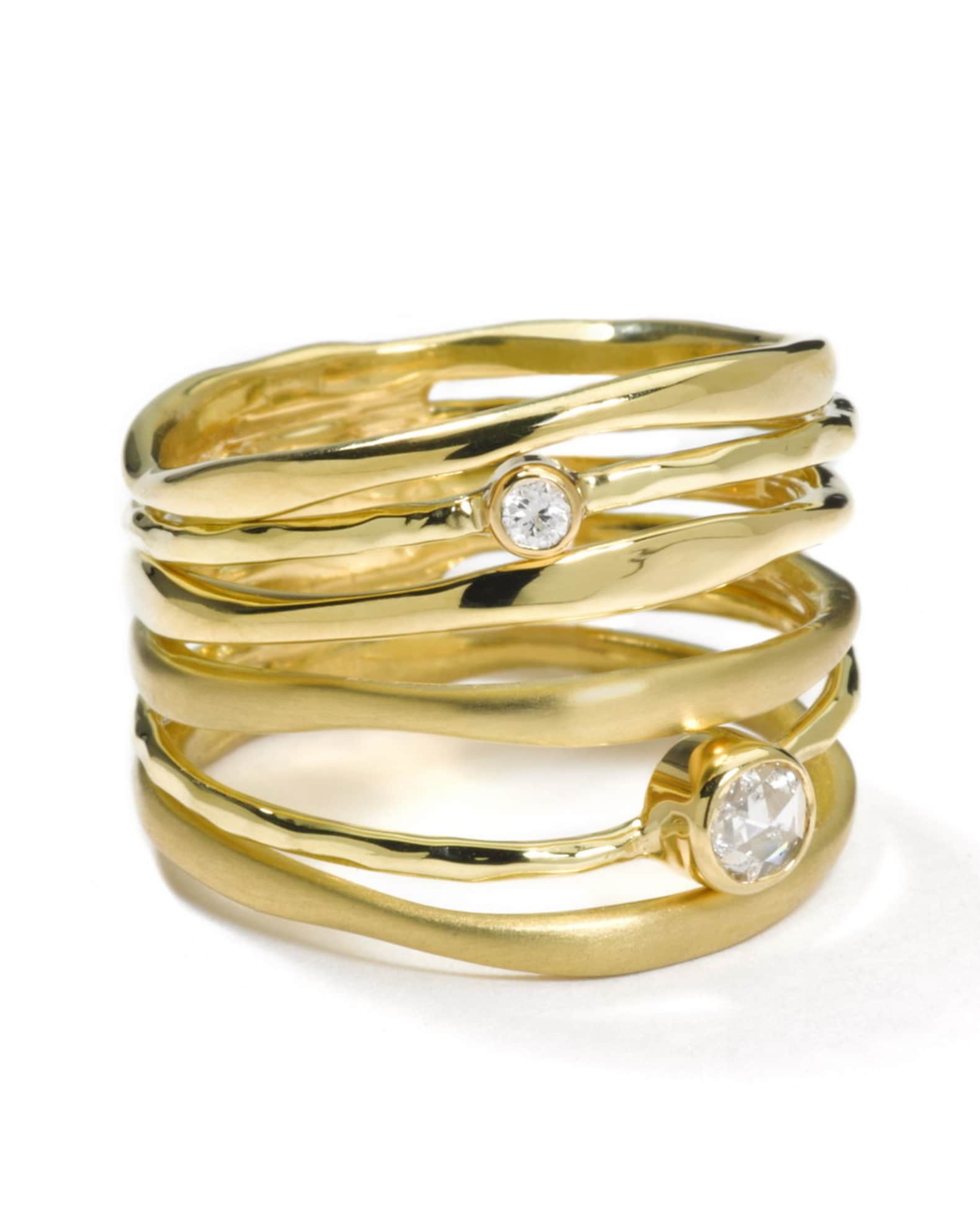 Ippolita 18K Gold Stardust Movie Star Six-Band Ring with