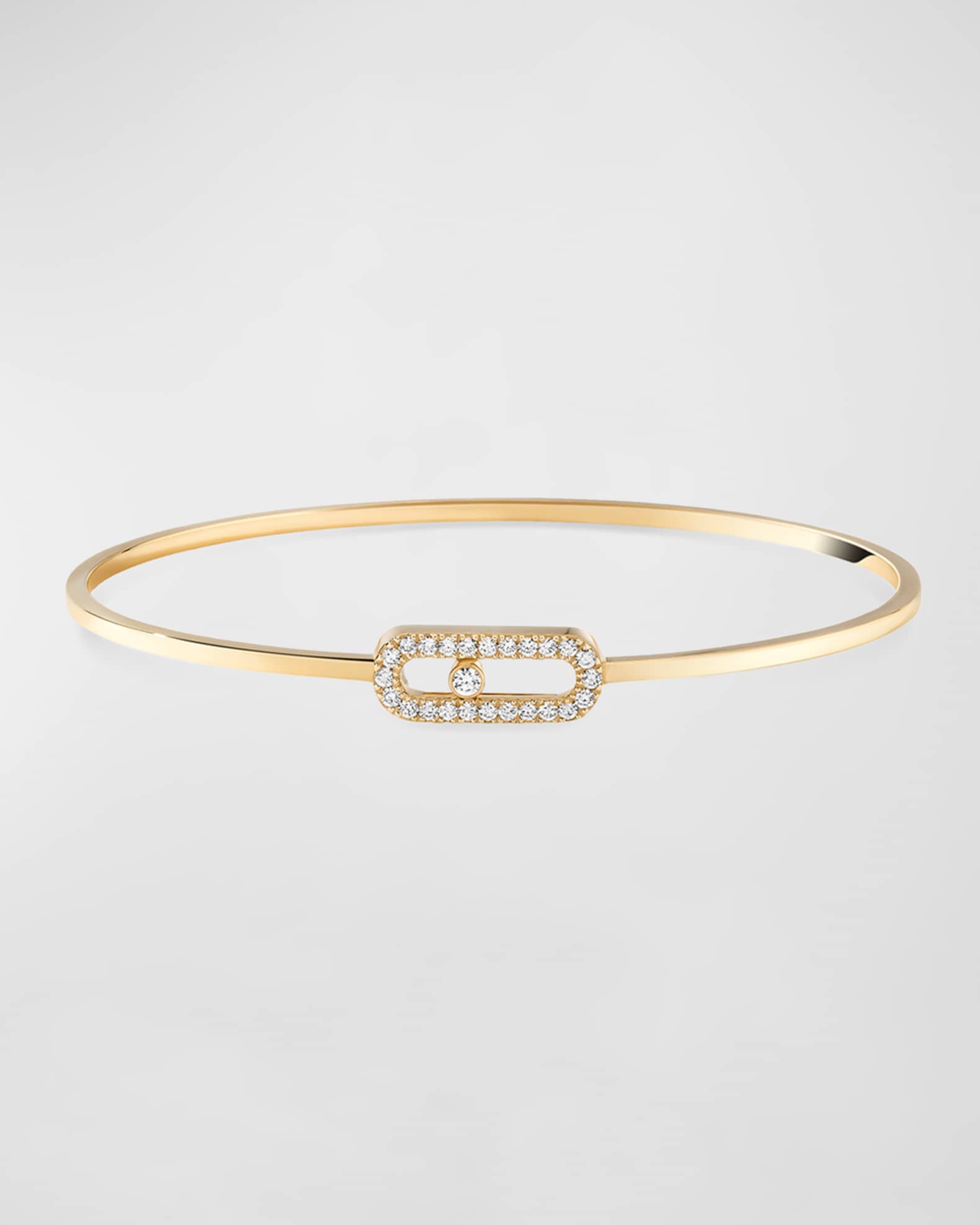 Move Uno 18K Yellow Gold Flex Diamond Bracelet 0