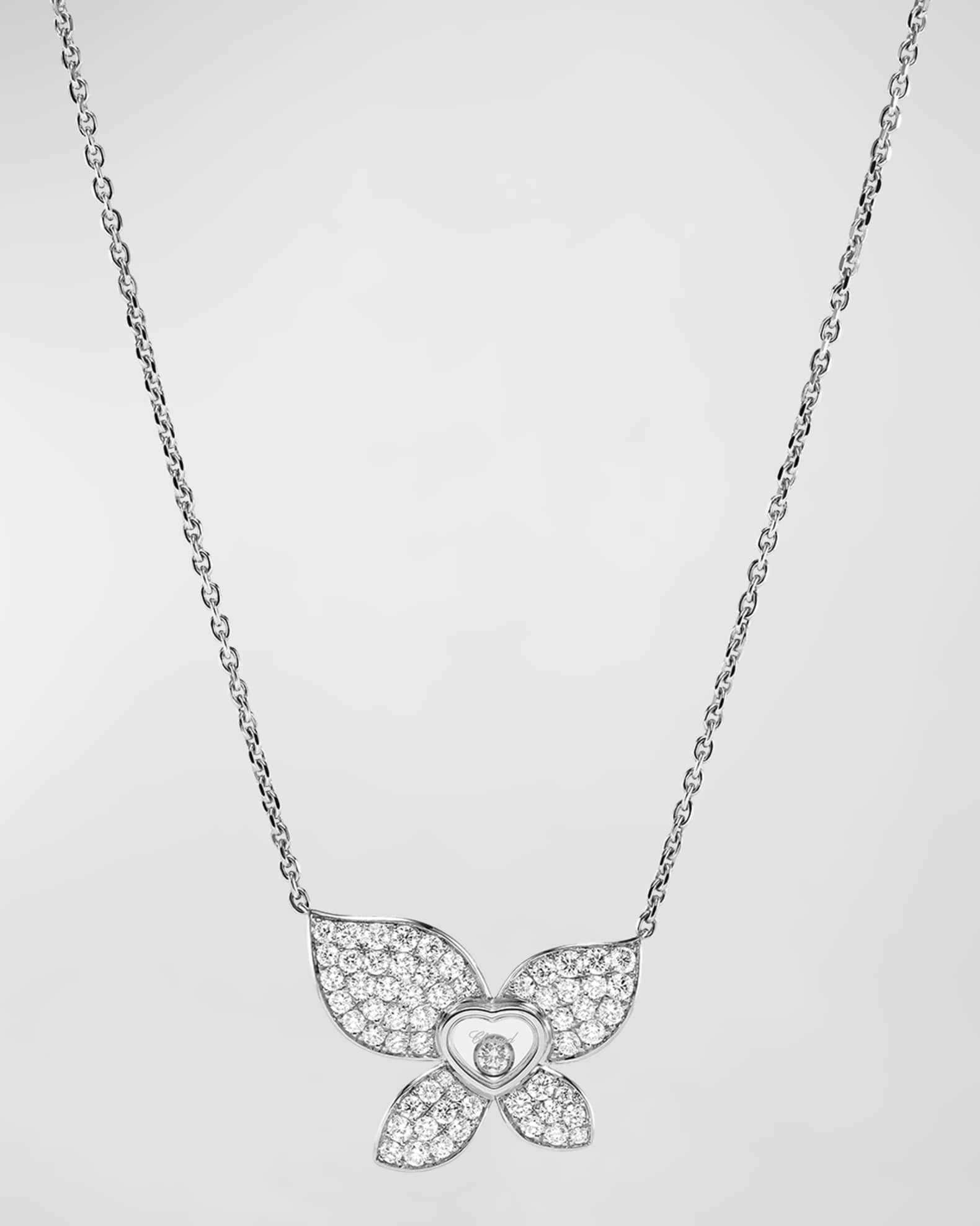 Chopard butterfly necklace sales