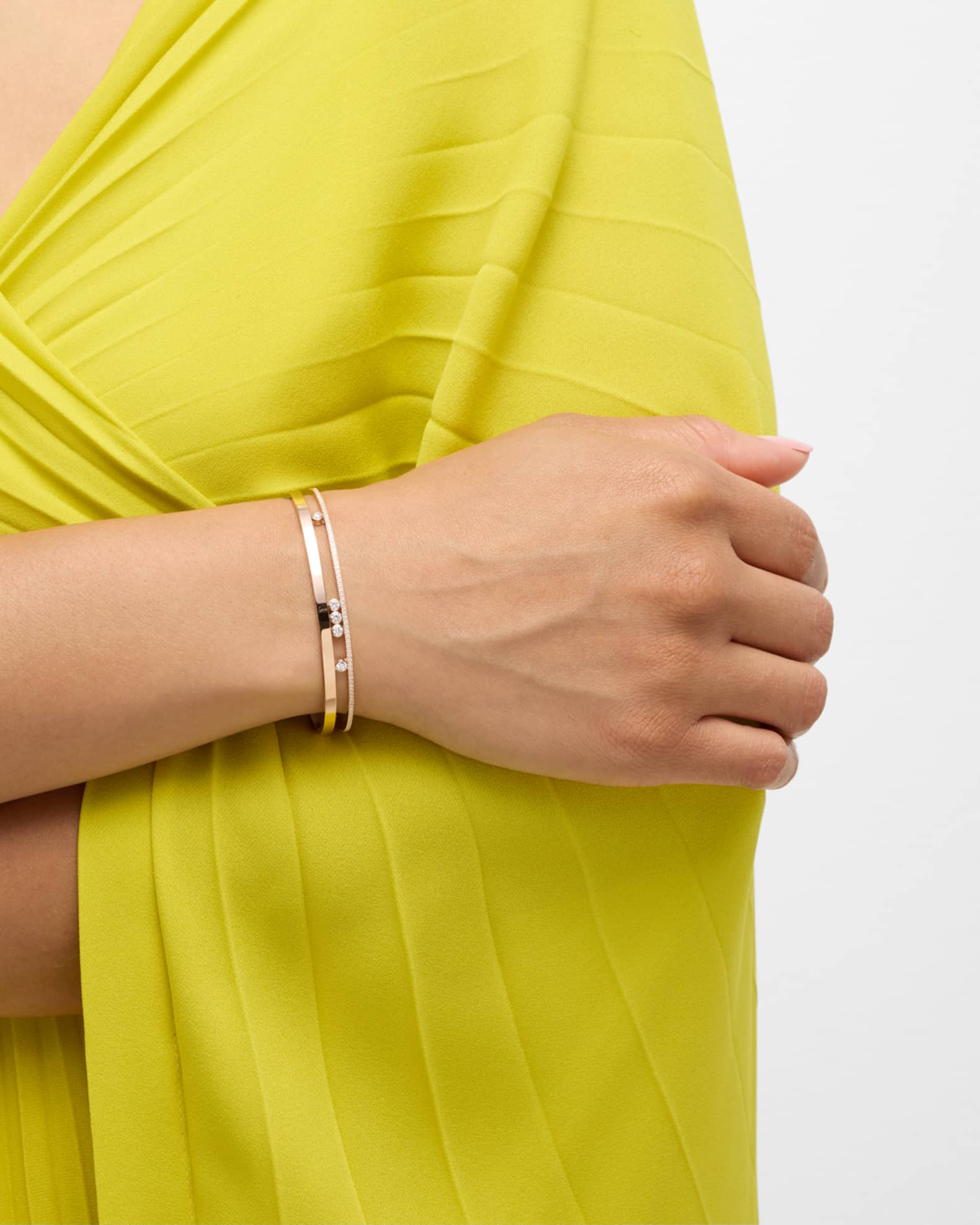 MOVE ROMANE 18K ROSE GOLD DIAMOND BRACELET 1