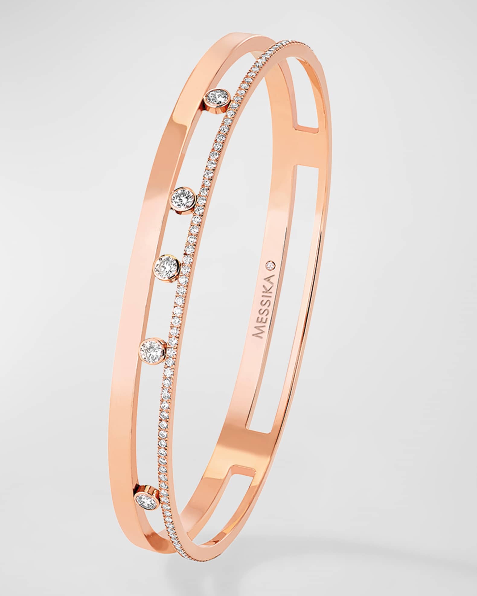 MOVE ROMANE 18K ROSE GOLD DIAMOND BRACELET 0
