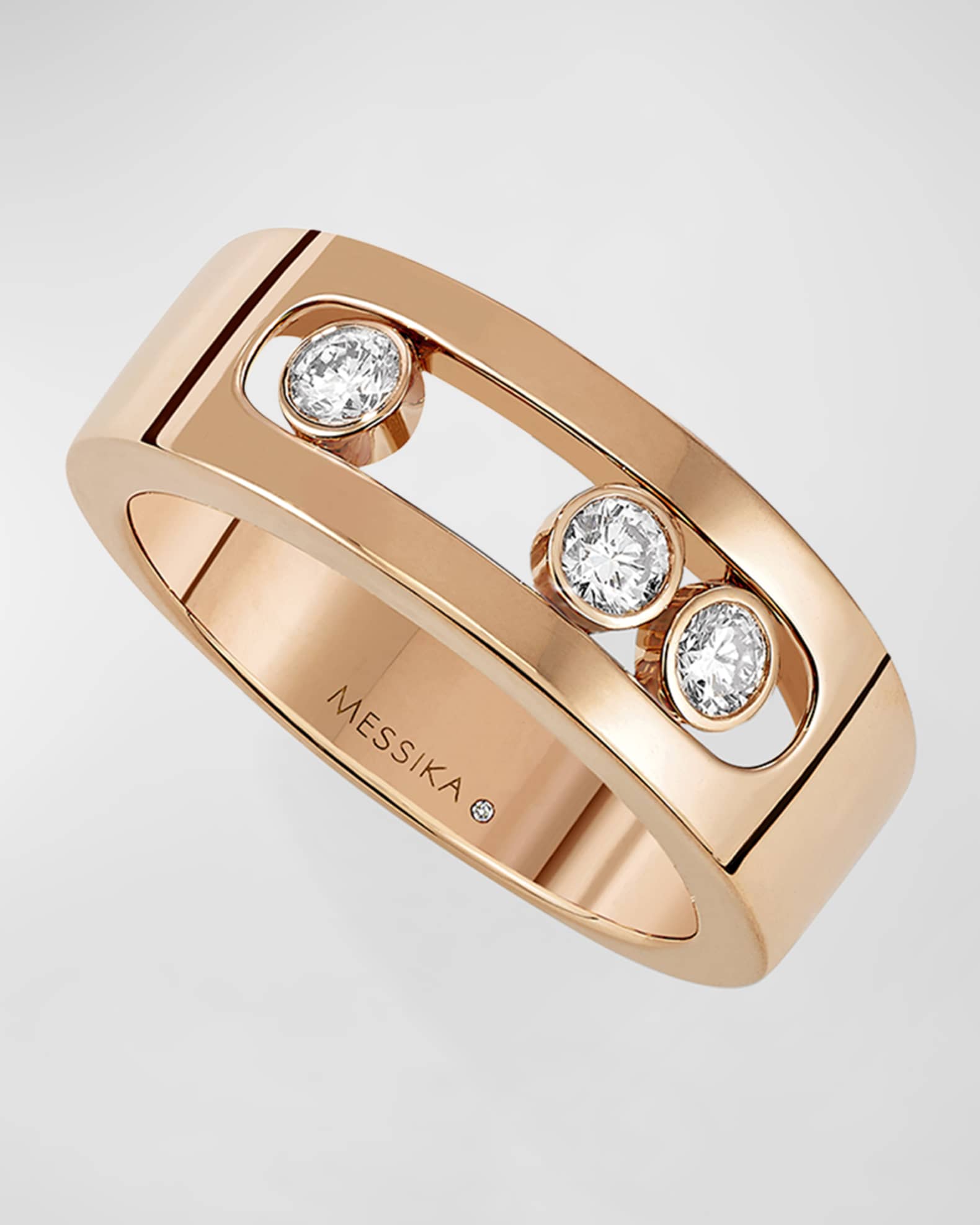 MOVE JOAILLERIE 18K ROSE GOLD DIAMOND RING 0