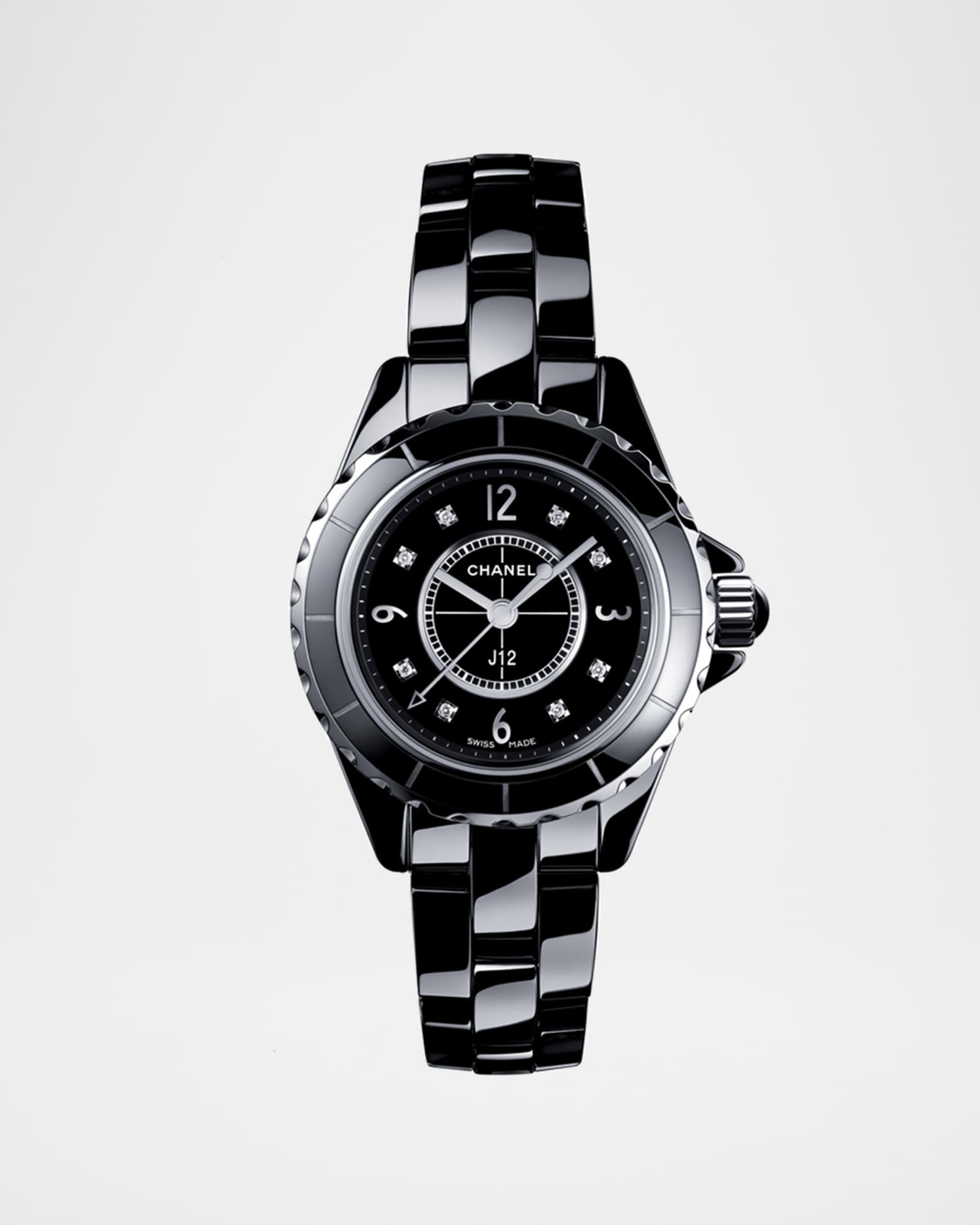 J12 29MM BLACK DIAMOND INDICATOR WATCH 0