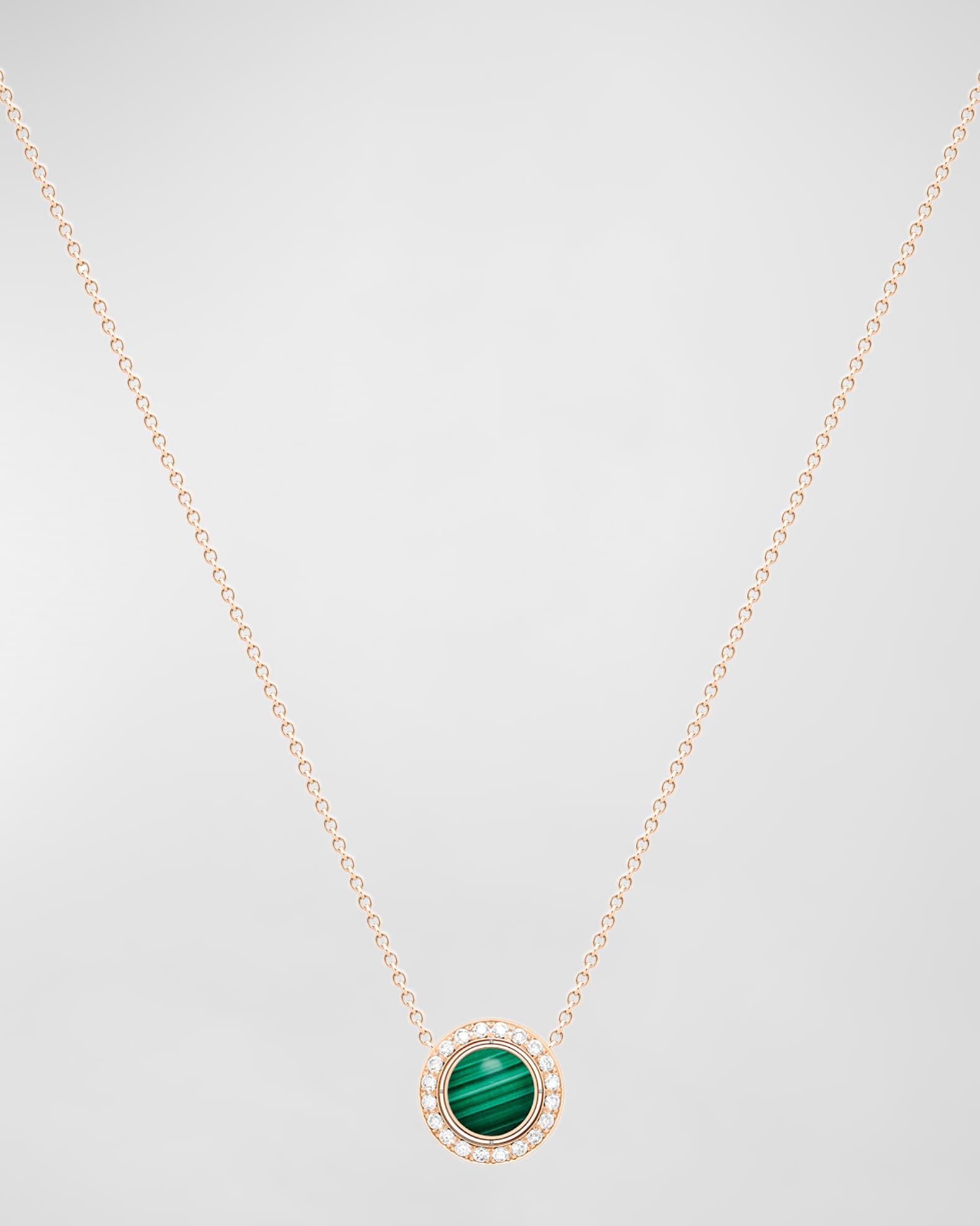 Possession 18K Rose Gold Possession Malachite Pendant Necklace 0