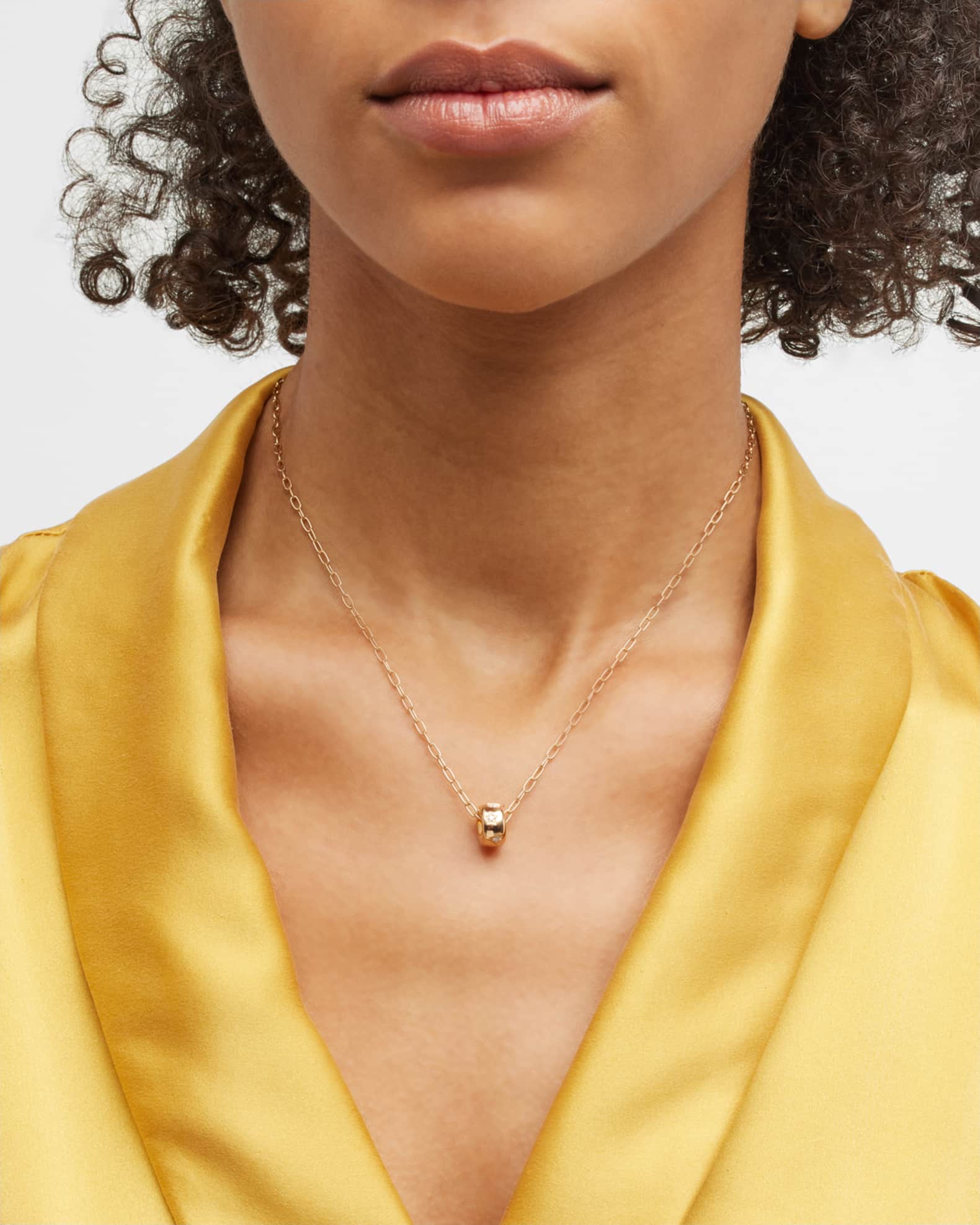 Pomellato 18K Rose Gold Iconica Necklace with Ring Pendant