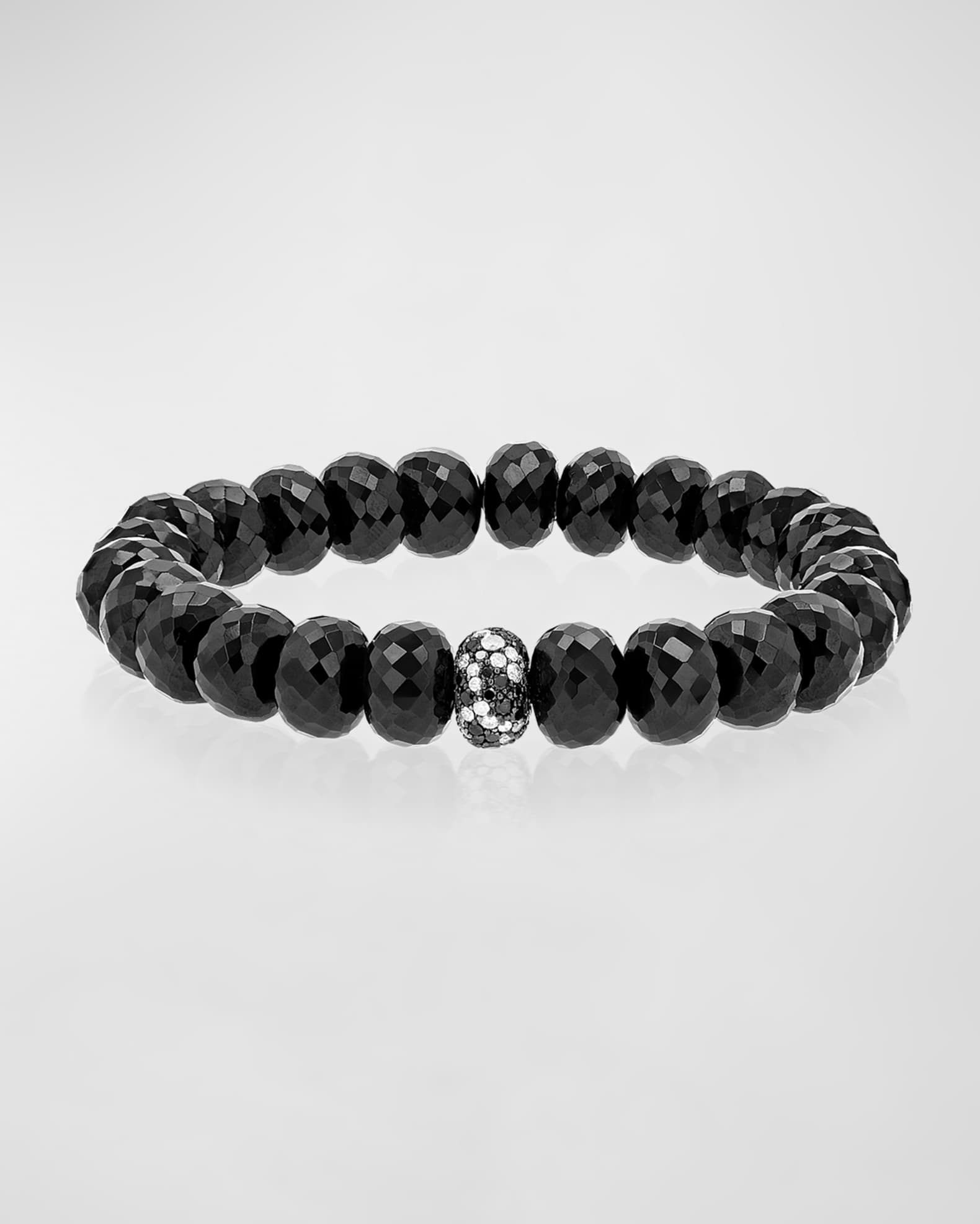 Black and White Cobblestone Diamond and Spinel Bracelet 1