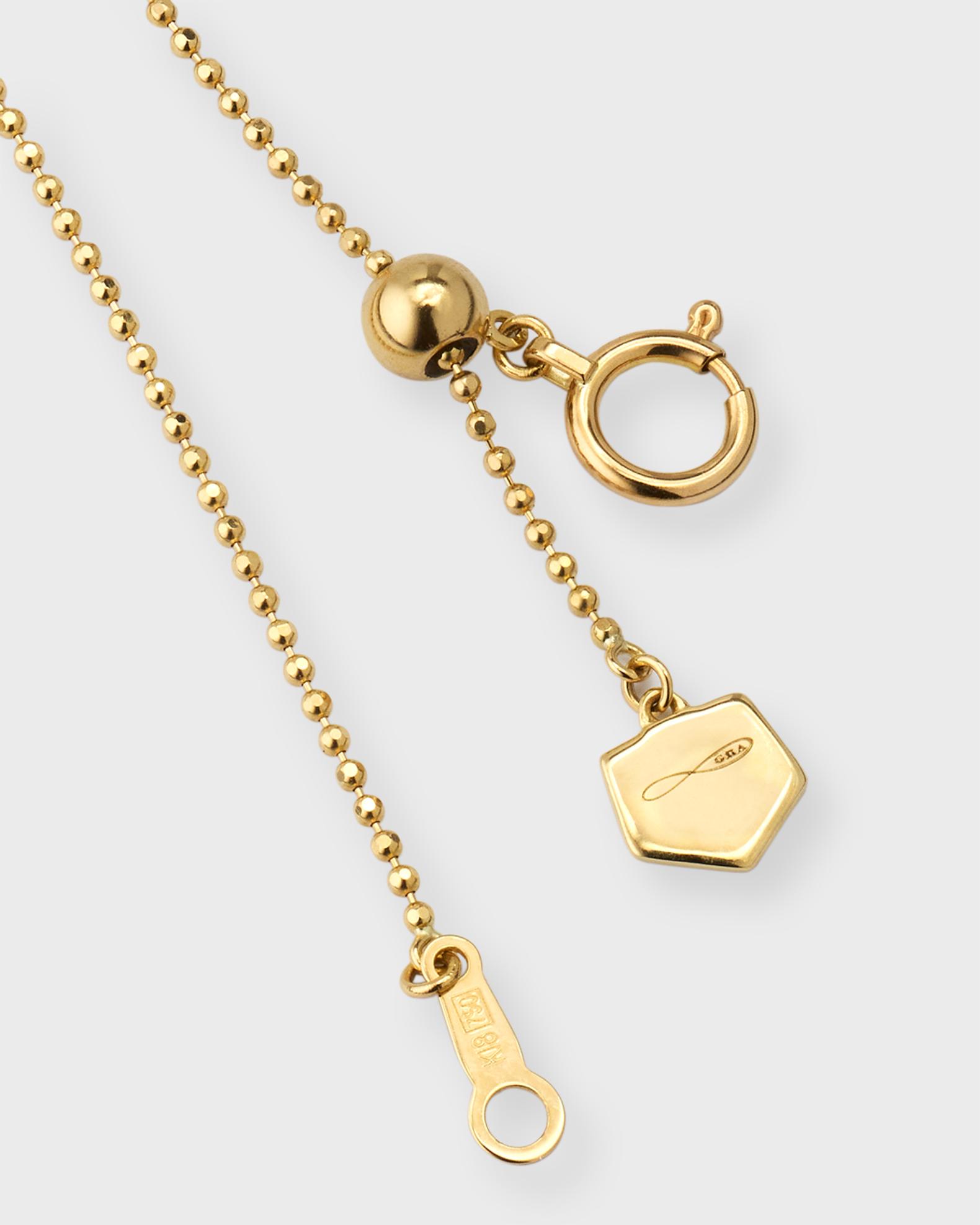 Graziela Gems 18K Yellow Gold Five-Station Floating Diamond 