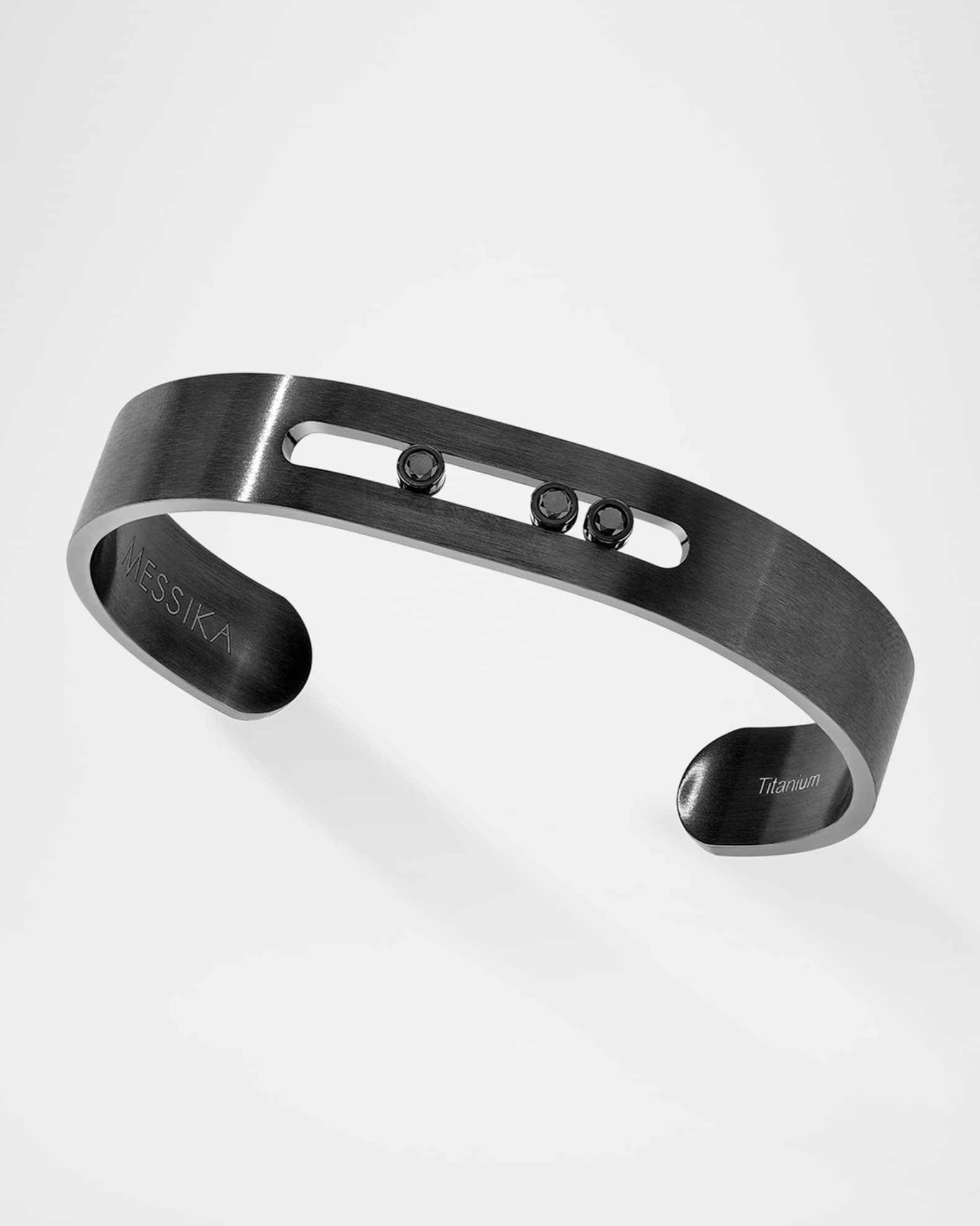 Messika Move Titanium Black Bangle