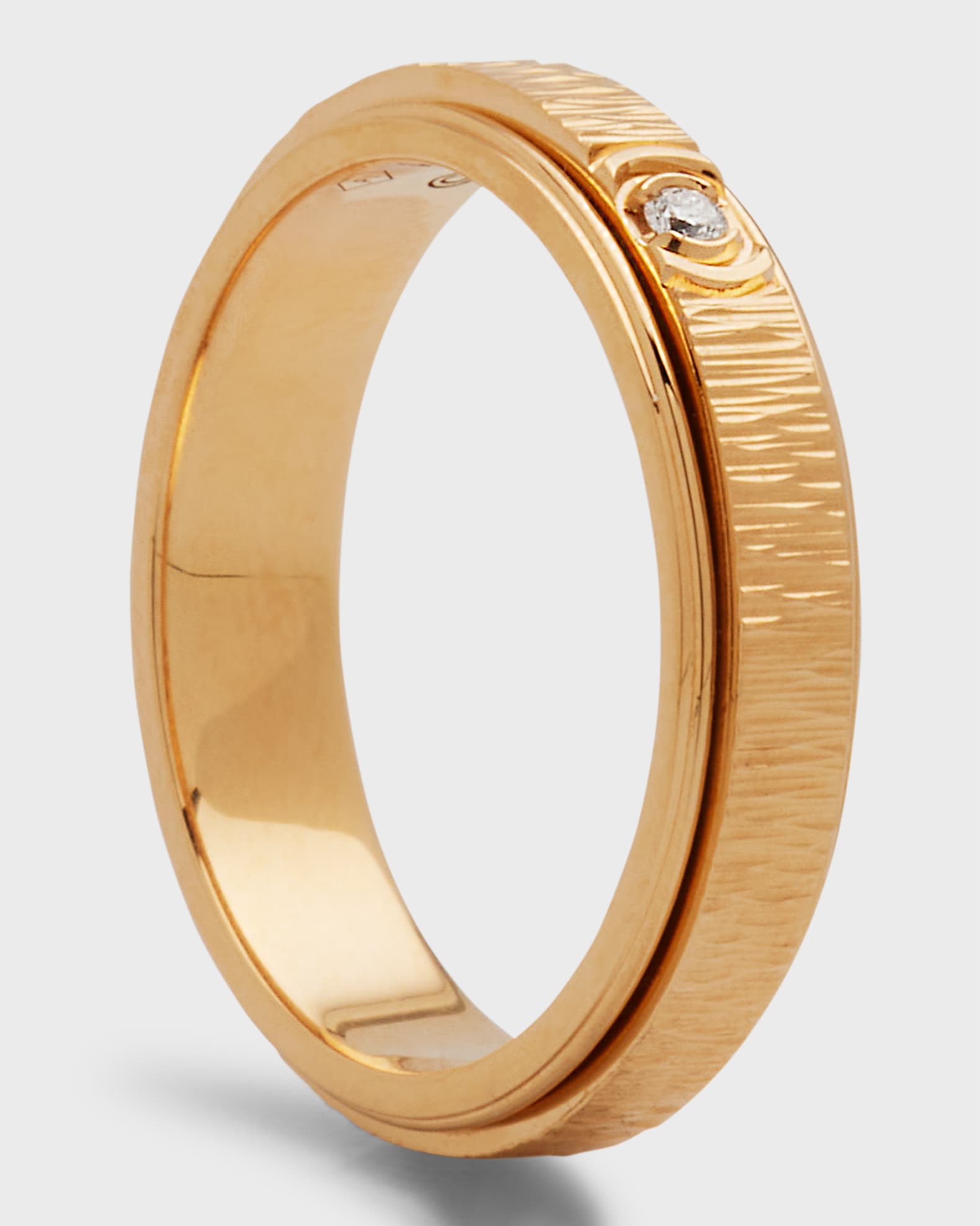 PIAGET Possession Palace 18K Rose Gold Diamond Band Ring Neiman