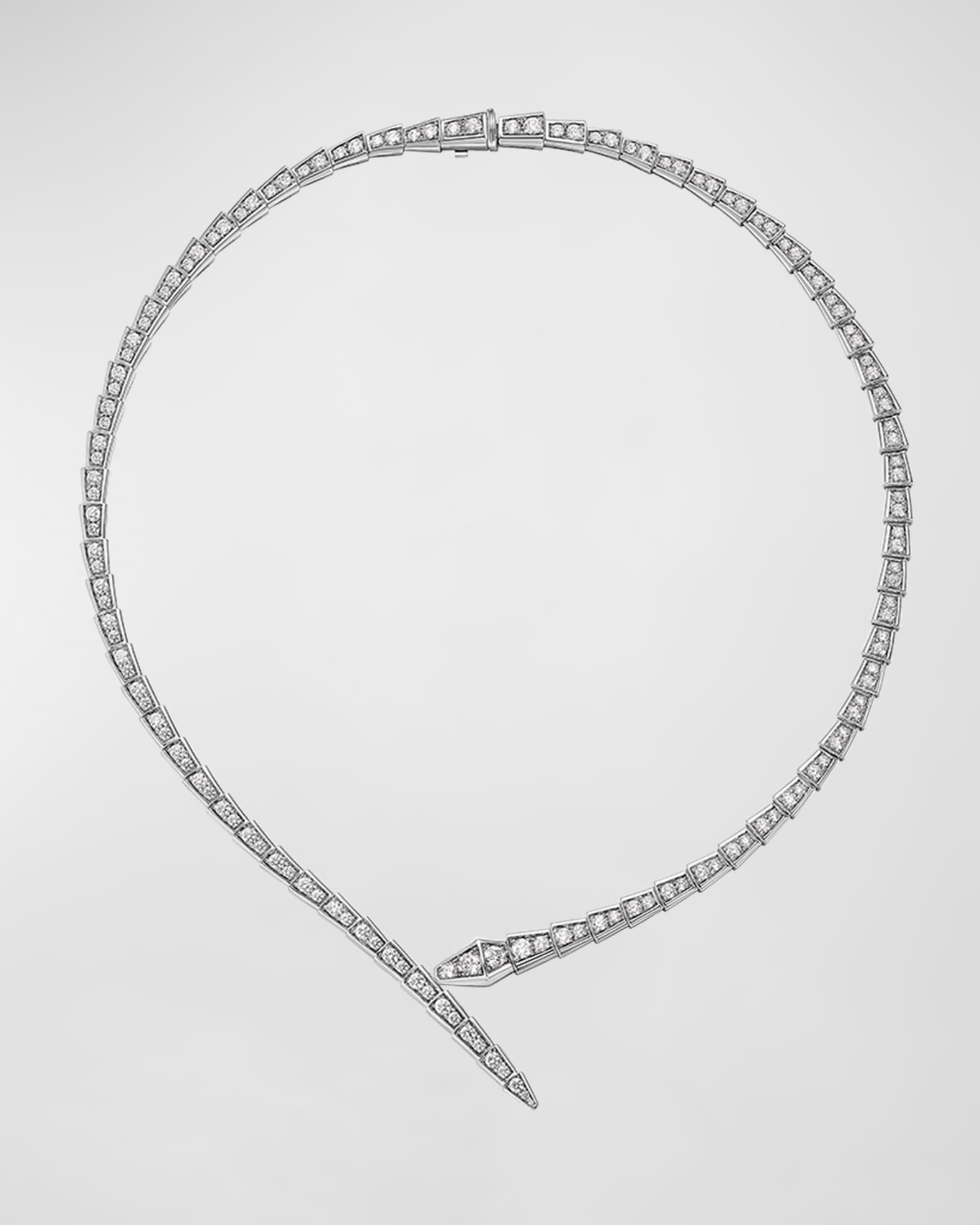 Serpenti diamond necklace on sale