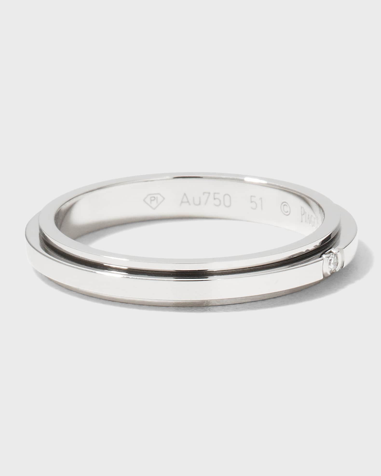 PIAGET Possession リング 1Pダイヤ PIAGET Possession 18K White Gold 1-Diamond Ring | Neiman Marcus