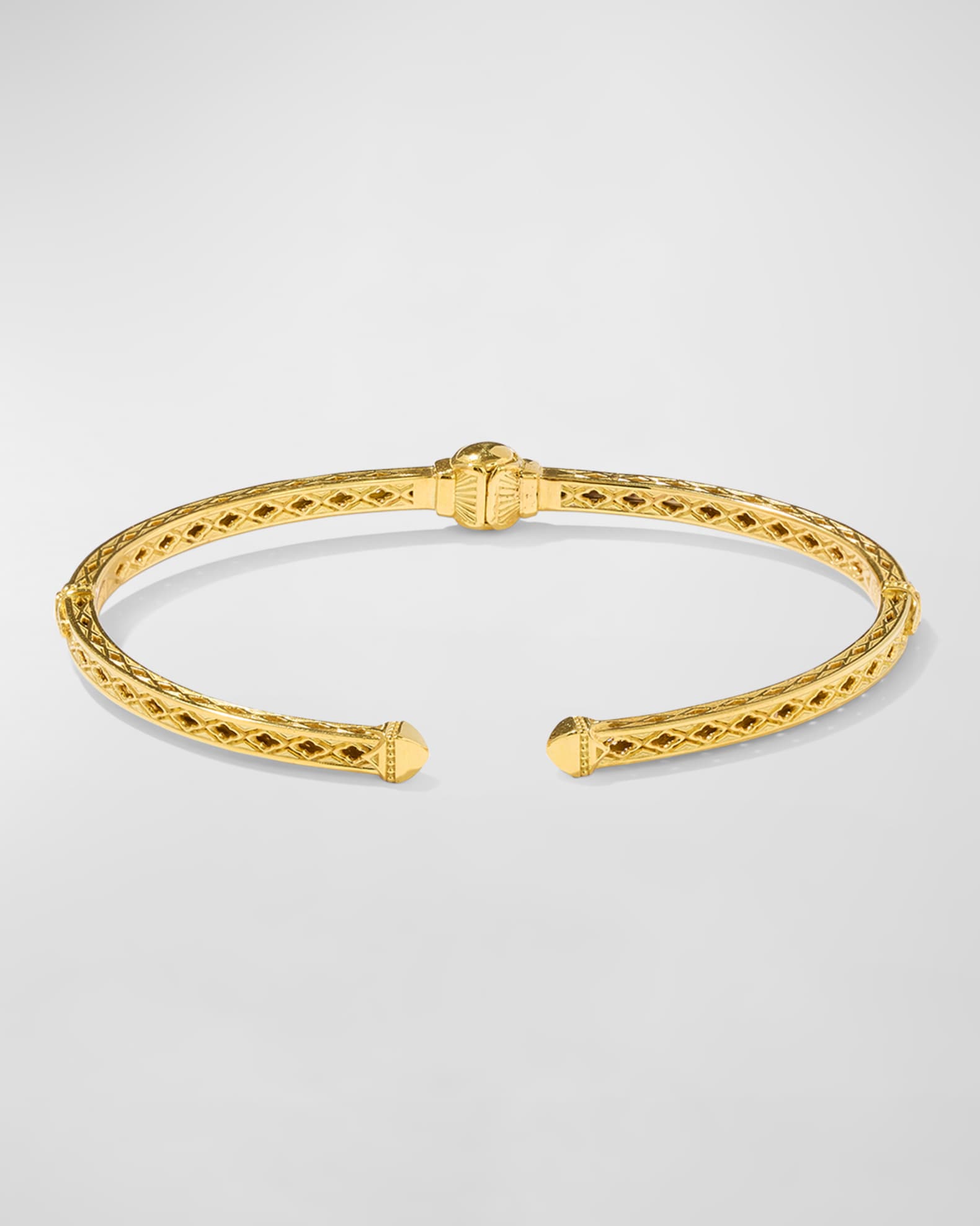 18K Yellow Gold Sphinx Cuff Bracelet 0