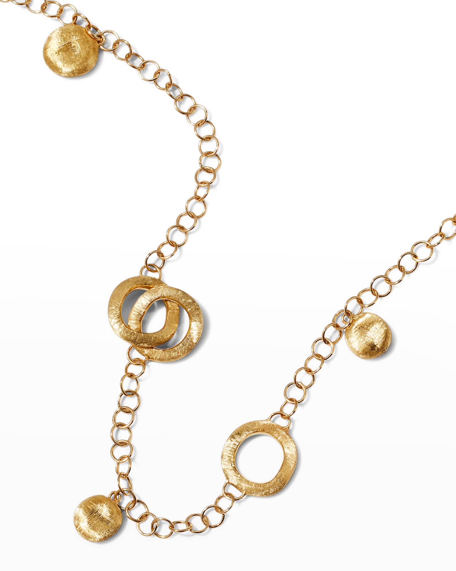 Marco Bicego Jaipur 18k Yellow Gold Short Charm Necklace Neiman Marcus