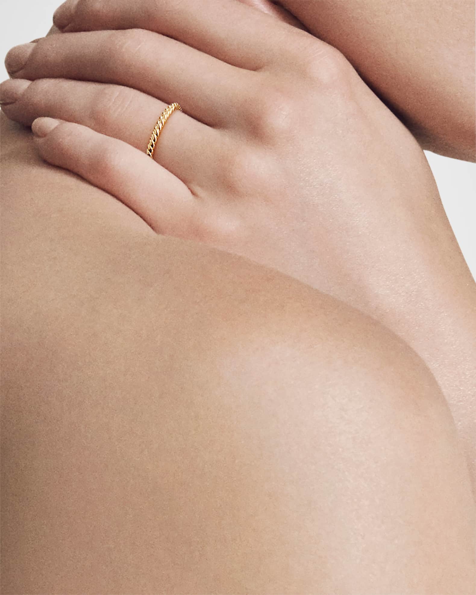 David Yurman DY Unity Cable Ring in 18K Yellow Gold 2.45mm Neiman Marcus