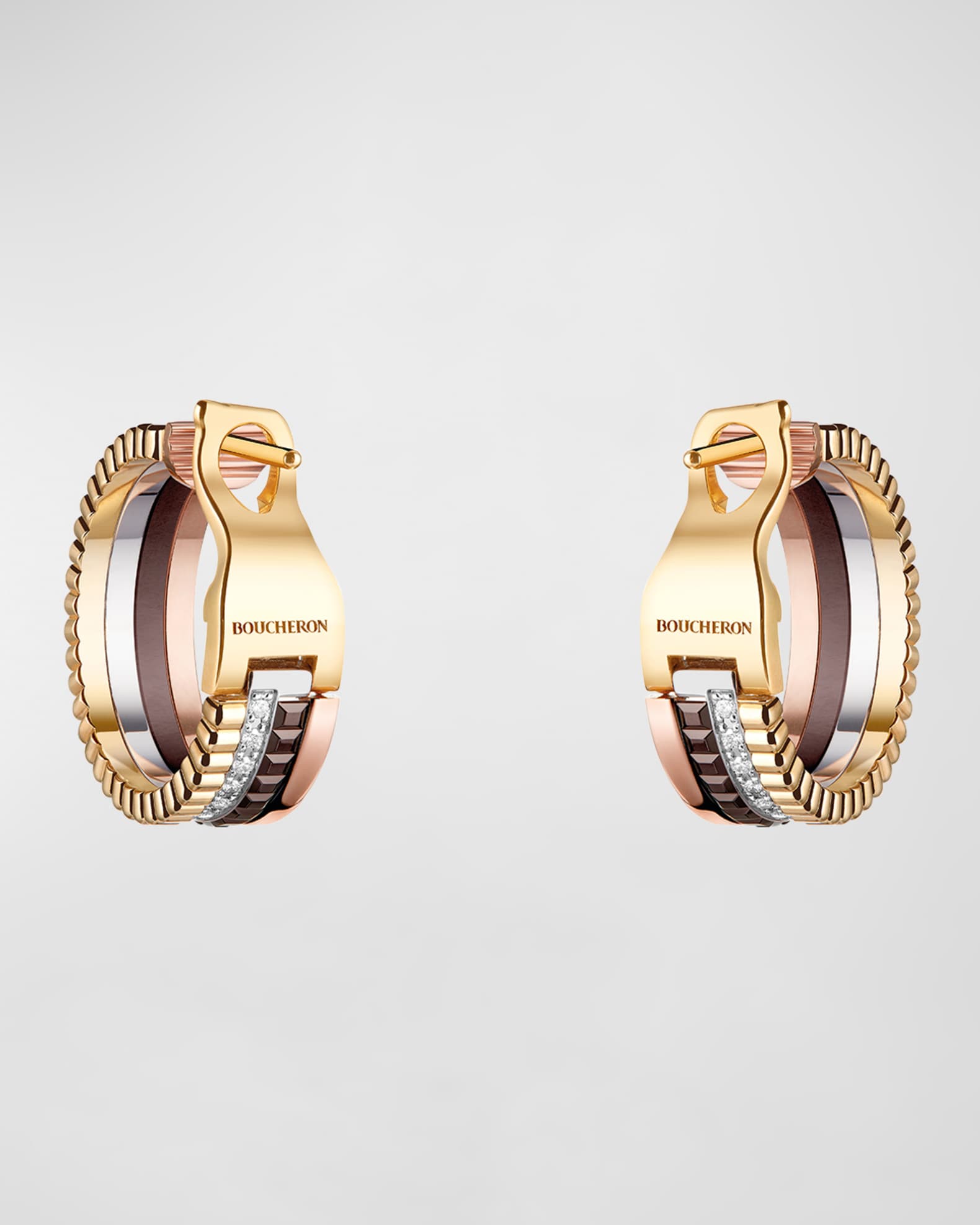 Boucheron Diamond Quatre Earrings Neiman Marcus