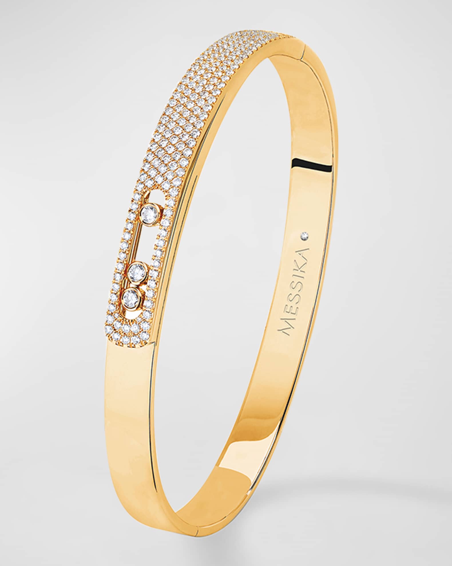 MOVE NOA 18K YELLOW GOLD DIAMOND BANGLE 0