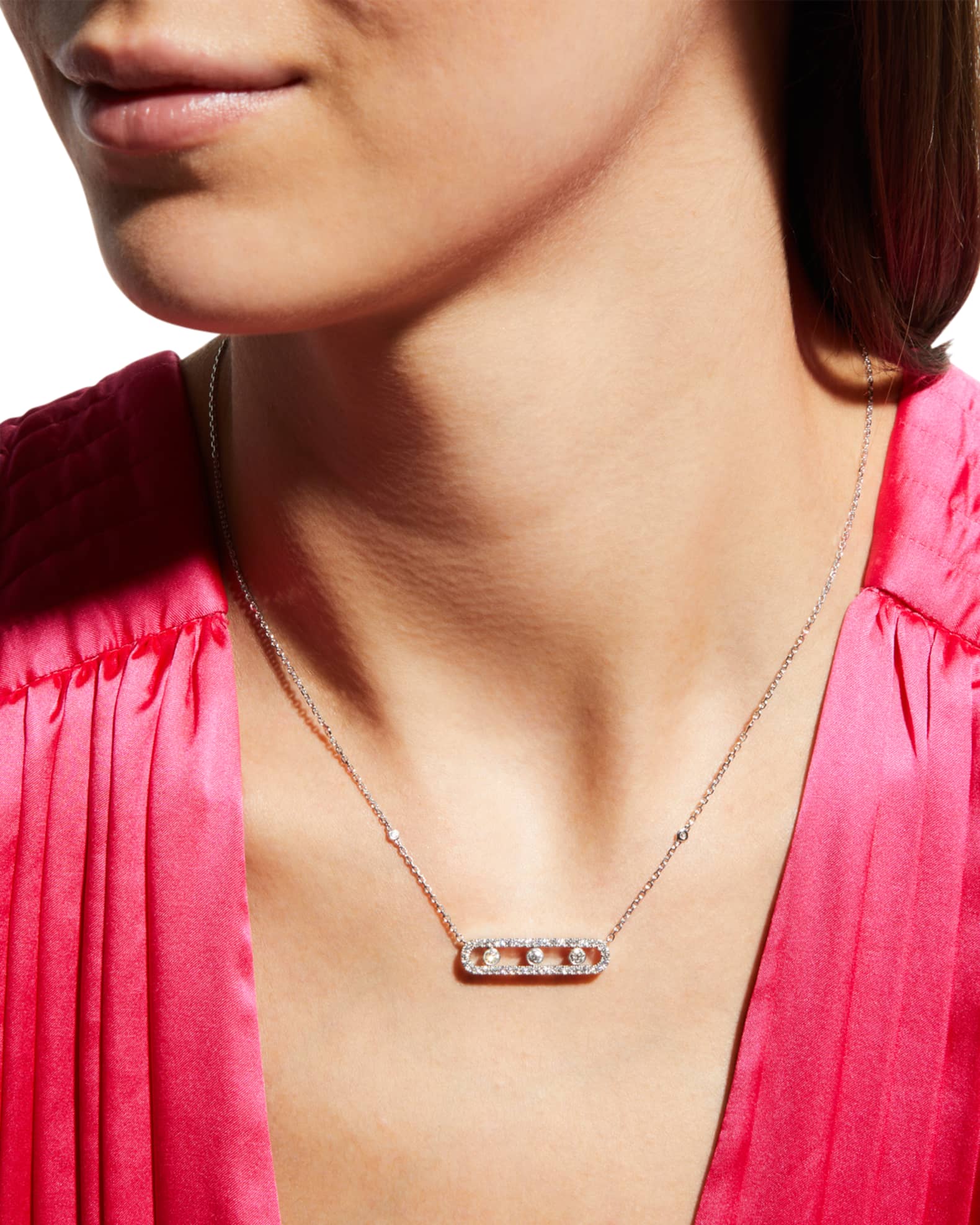 MOVE PAVE DIAMOND NECKLACE 1