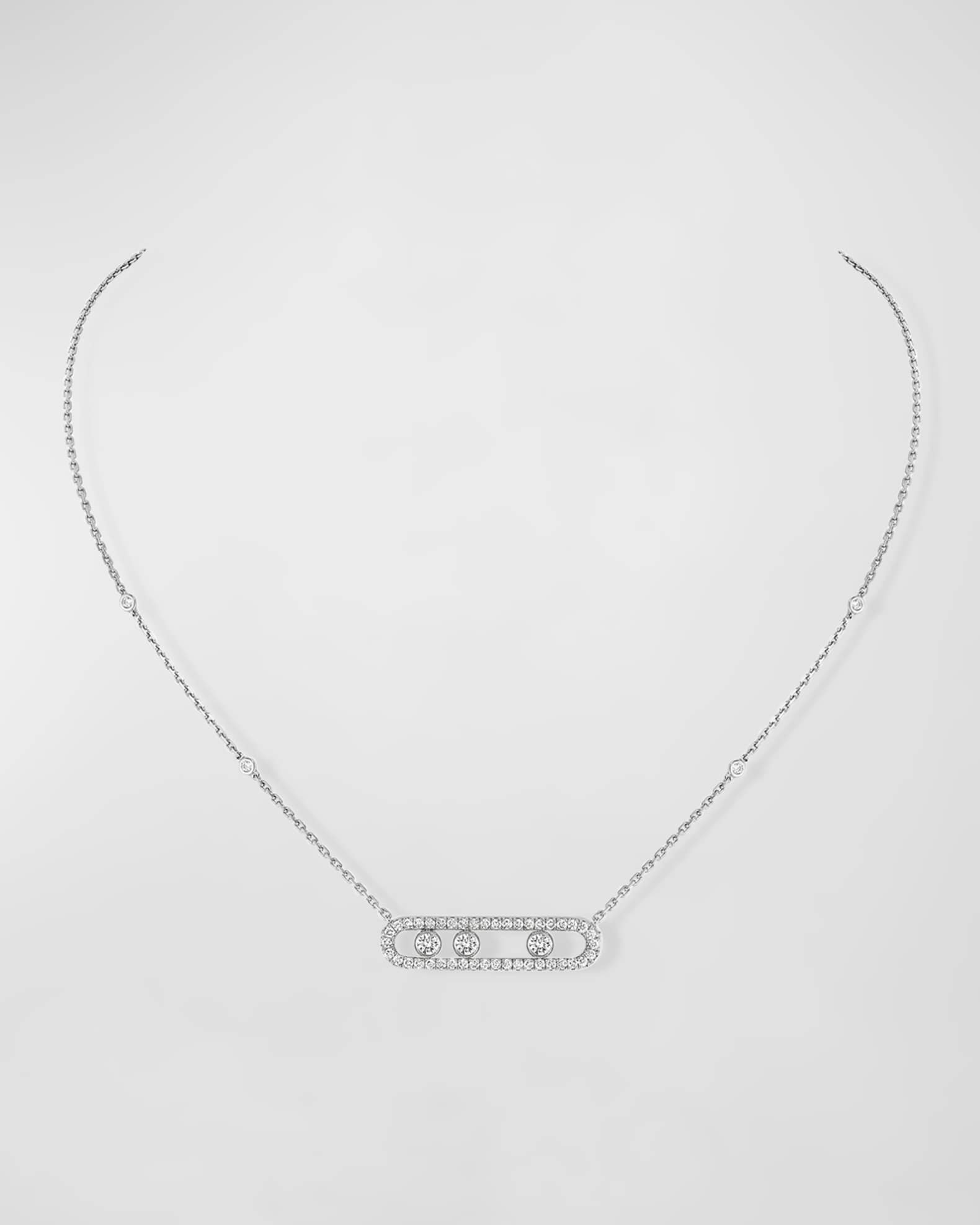 MOVE PAVE DIAMOND NECKLACE 0