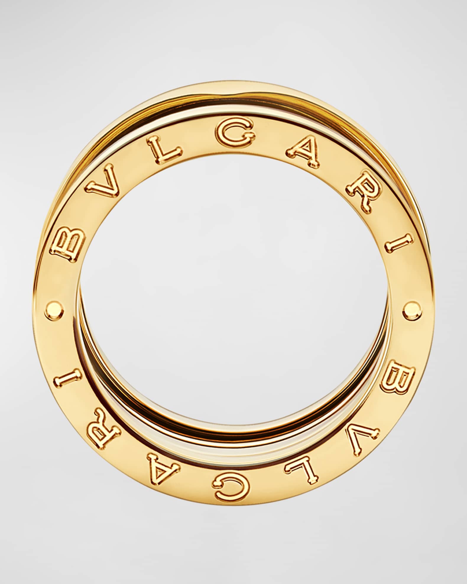 B.Zero1 18K Yellow Gold 4-Band Ring