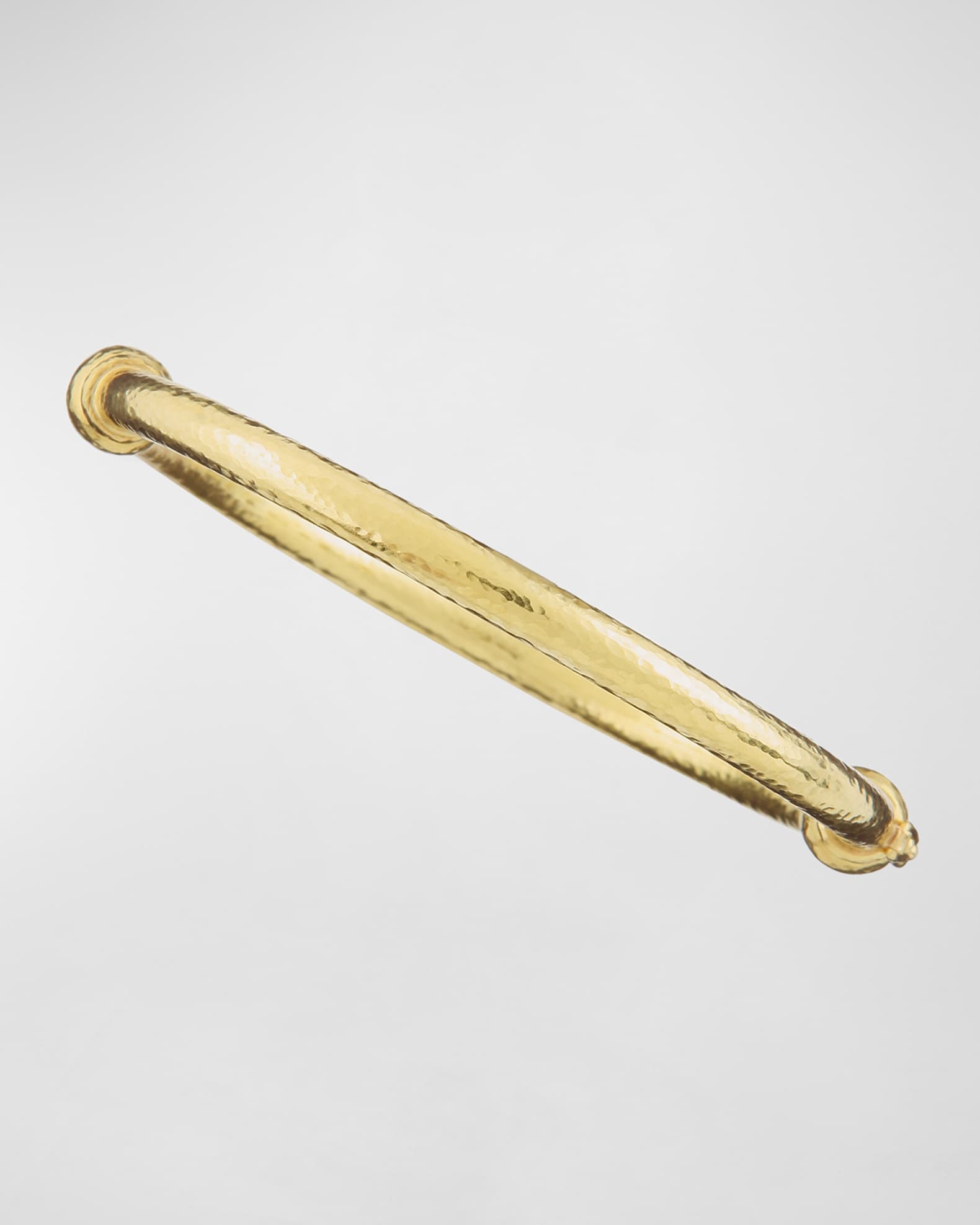 19K Gold Heavy Wire Bangle Bracelet 0