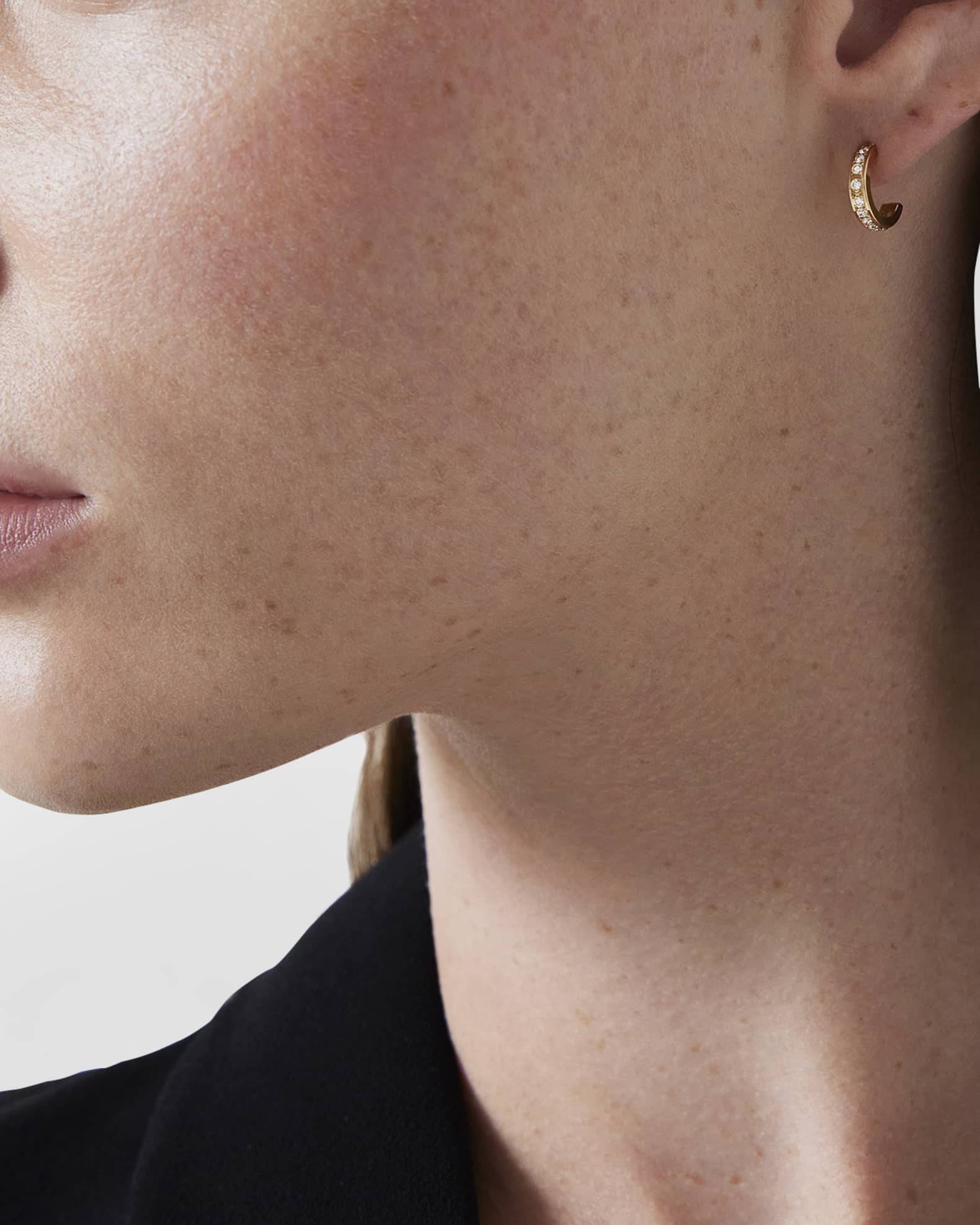 Possession 18K Rose Gold Diamond Single Earring 1