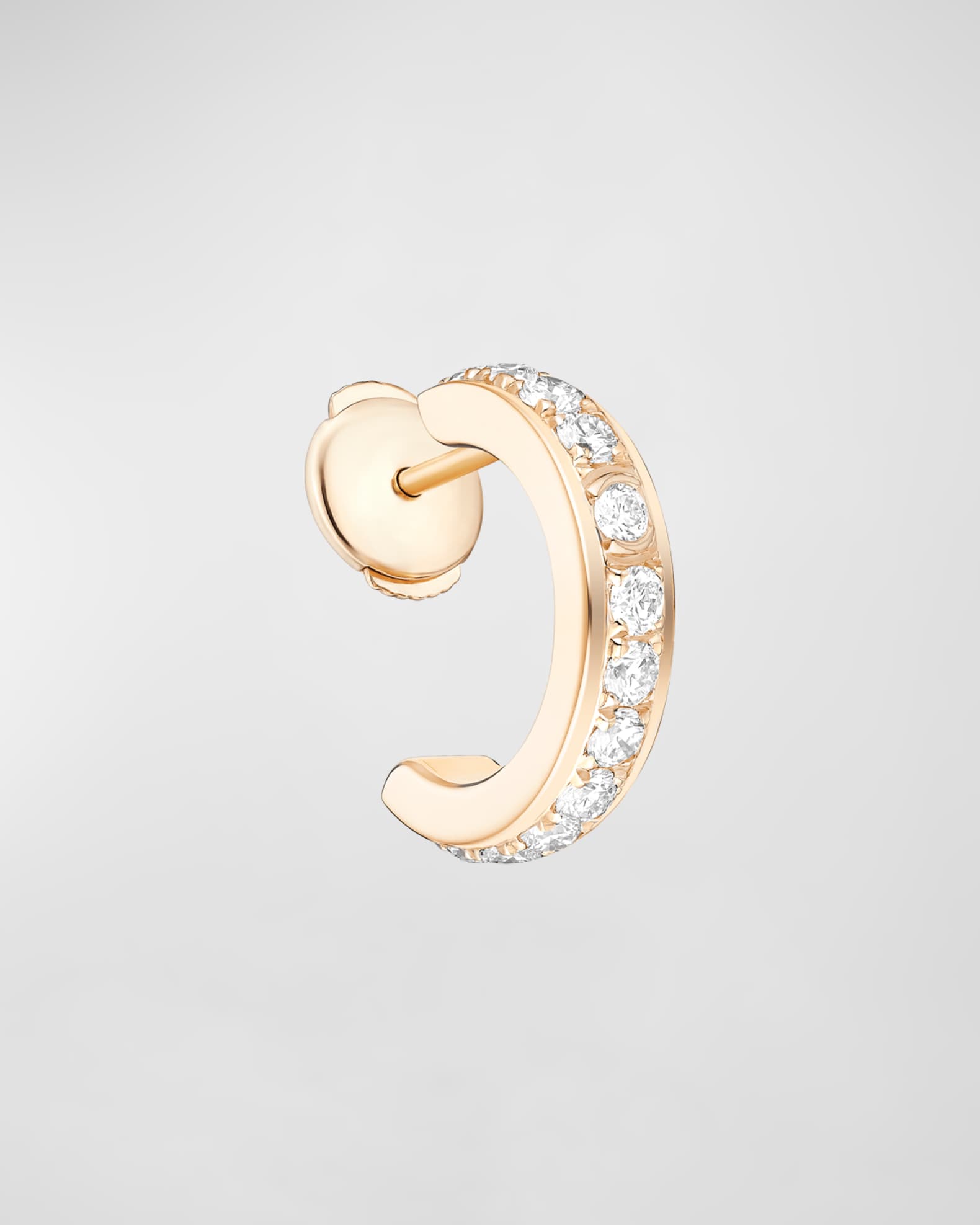 Possession 18K Rose Gold Diamond Single Earring 0