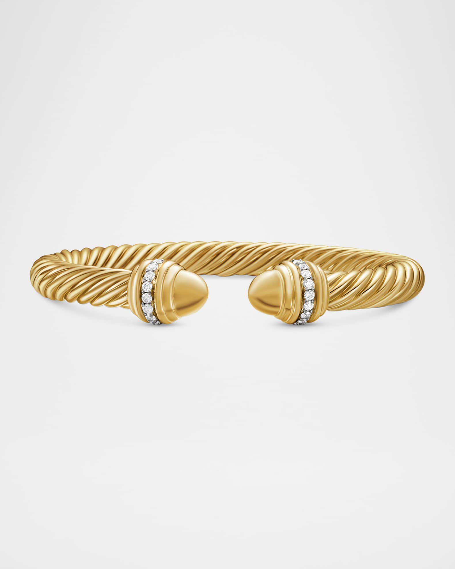7mm Cable Bracelet in 18K Gold 0