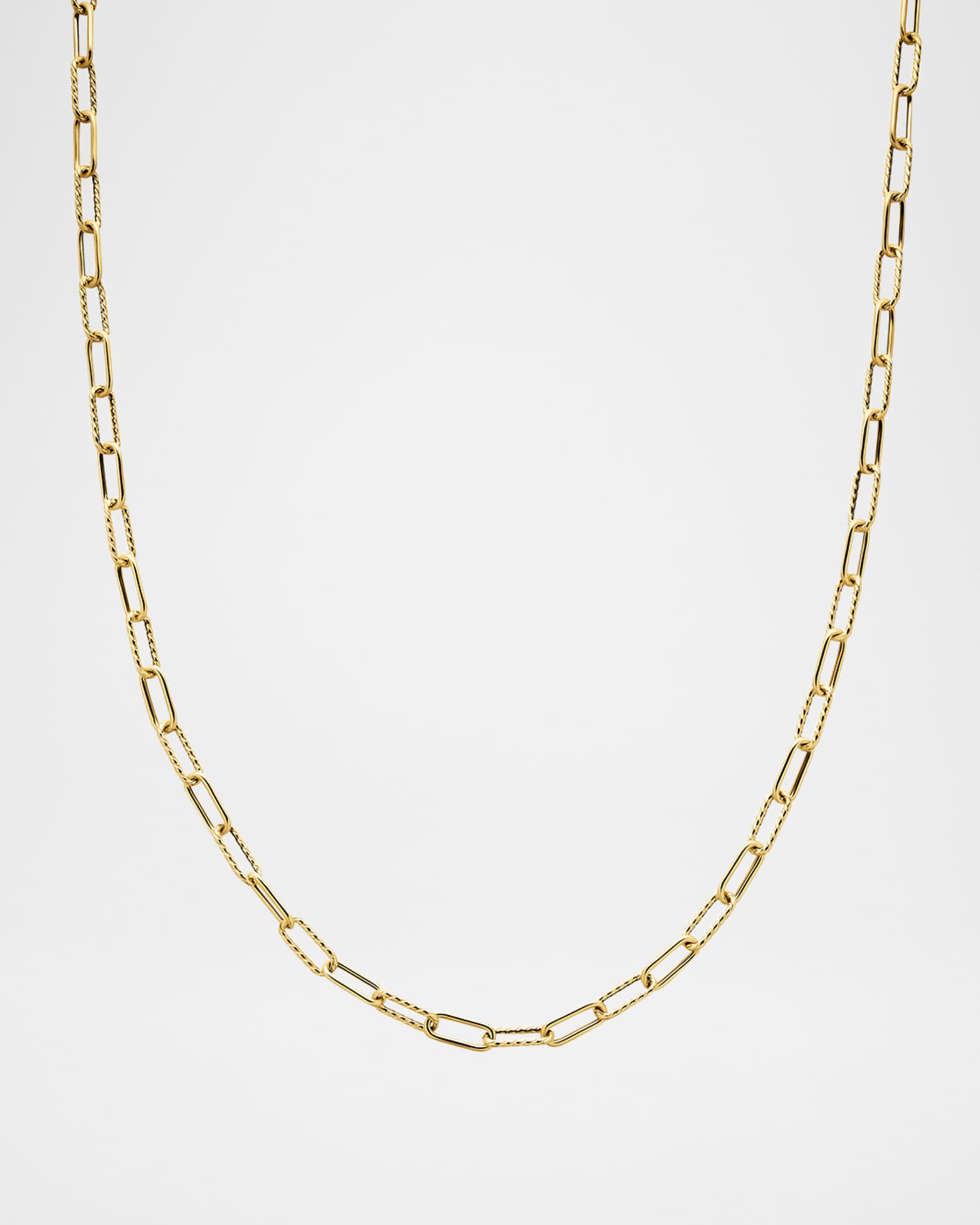 DY Madison Toggle Chain Necklace in 18K Gold, 4mm, 20"L 0