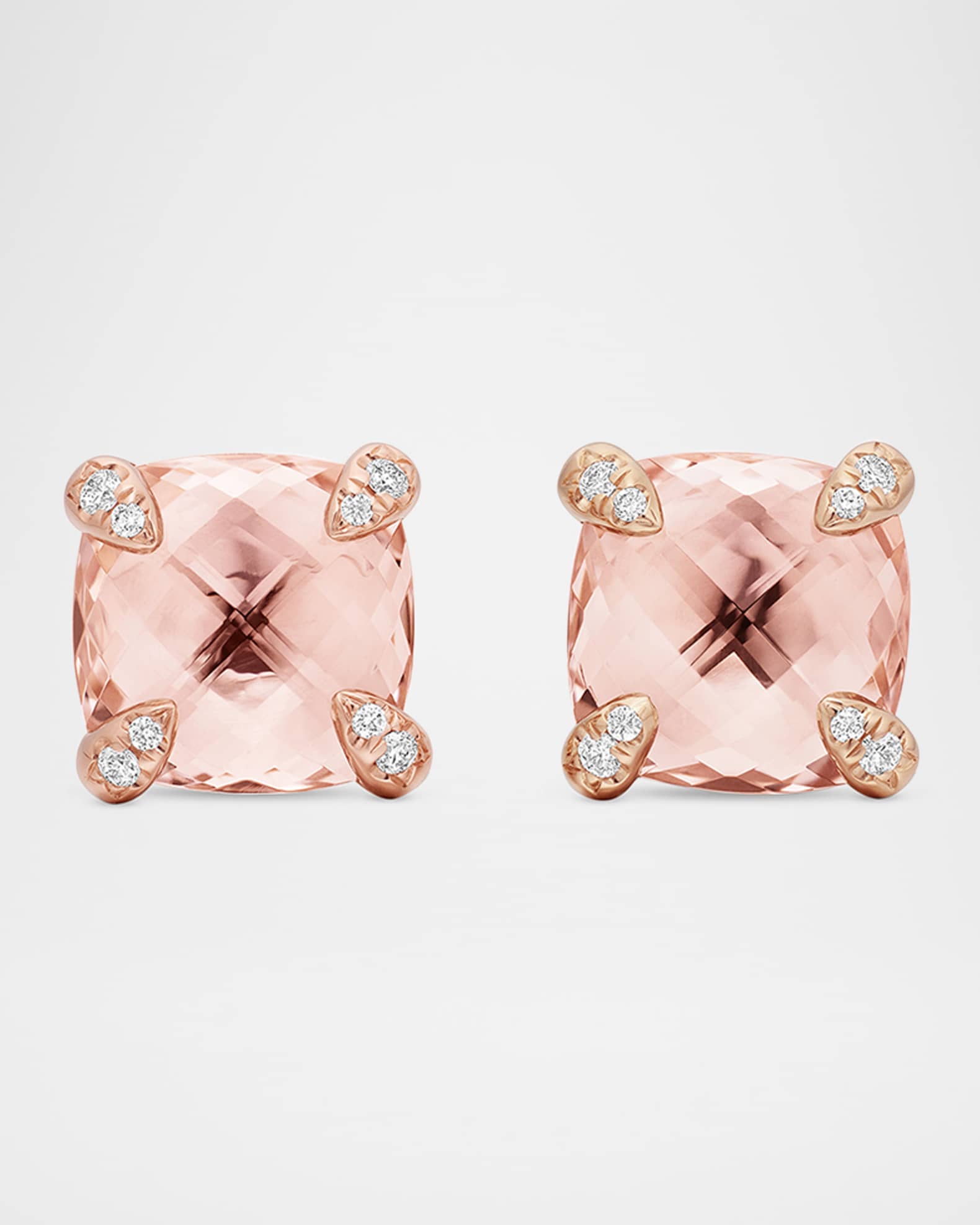 David yurman 2024 morganite earrings